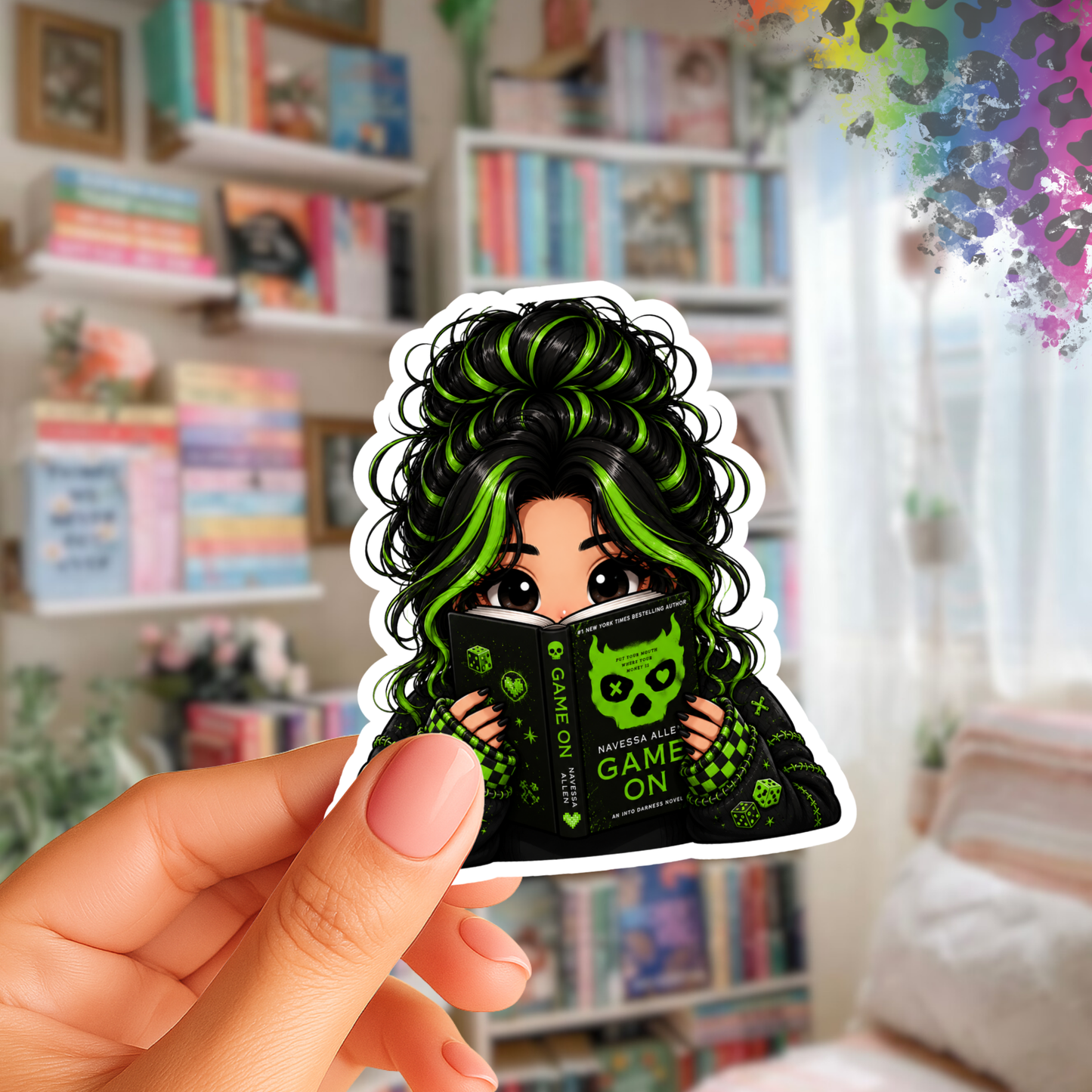 Bookish Reader Sticker
