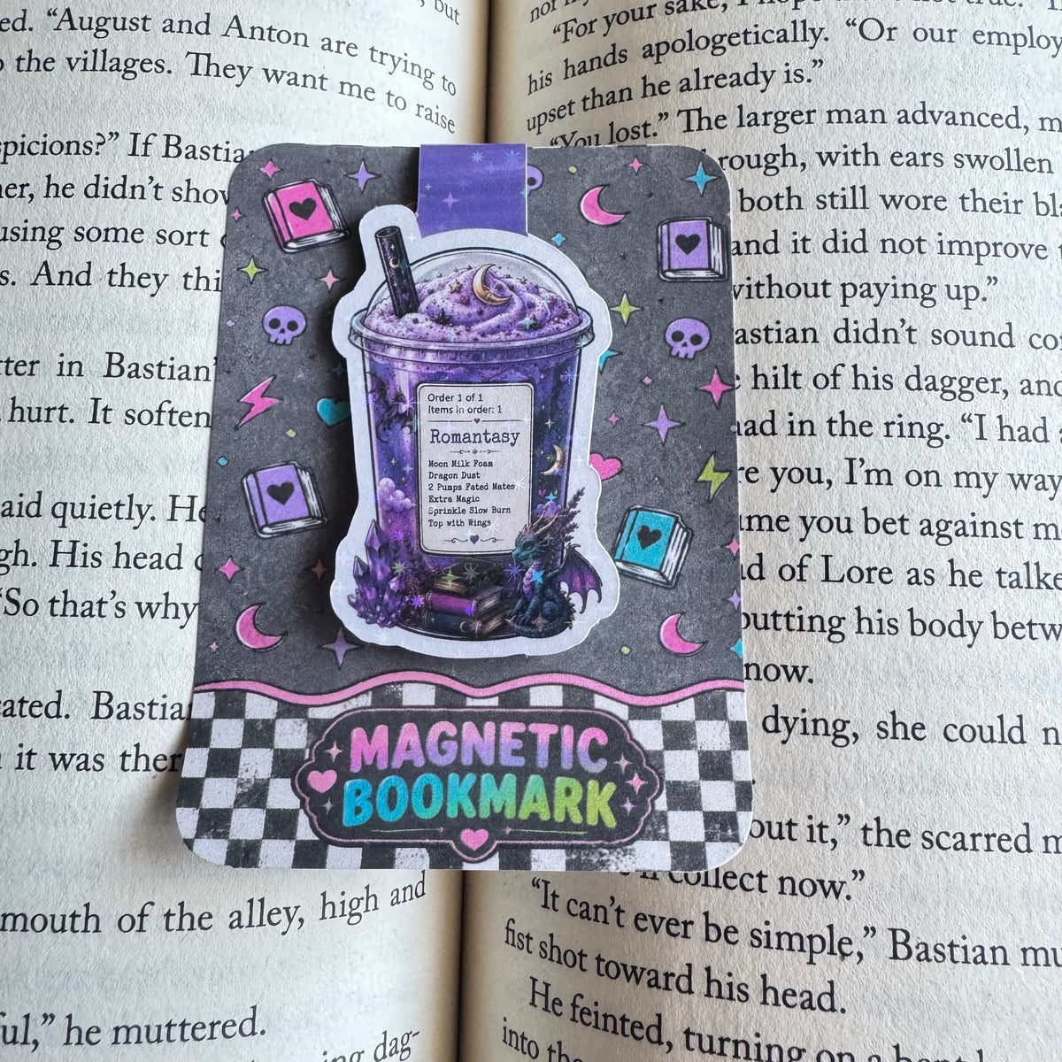 Bookish Drink Magnetic Bookmarks | Choose Your Genre