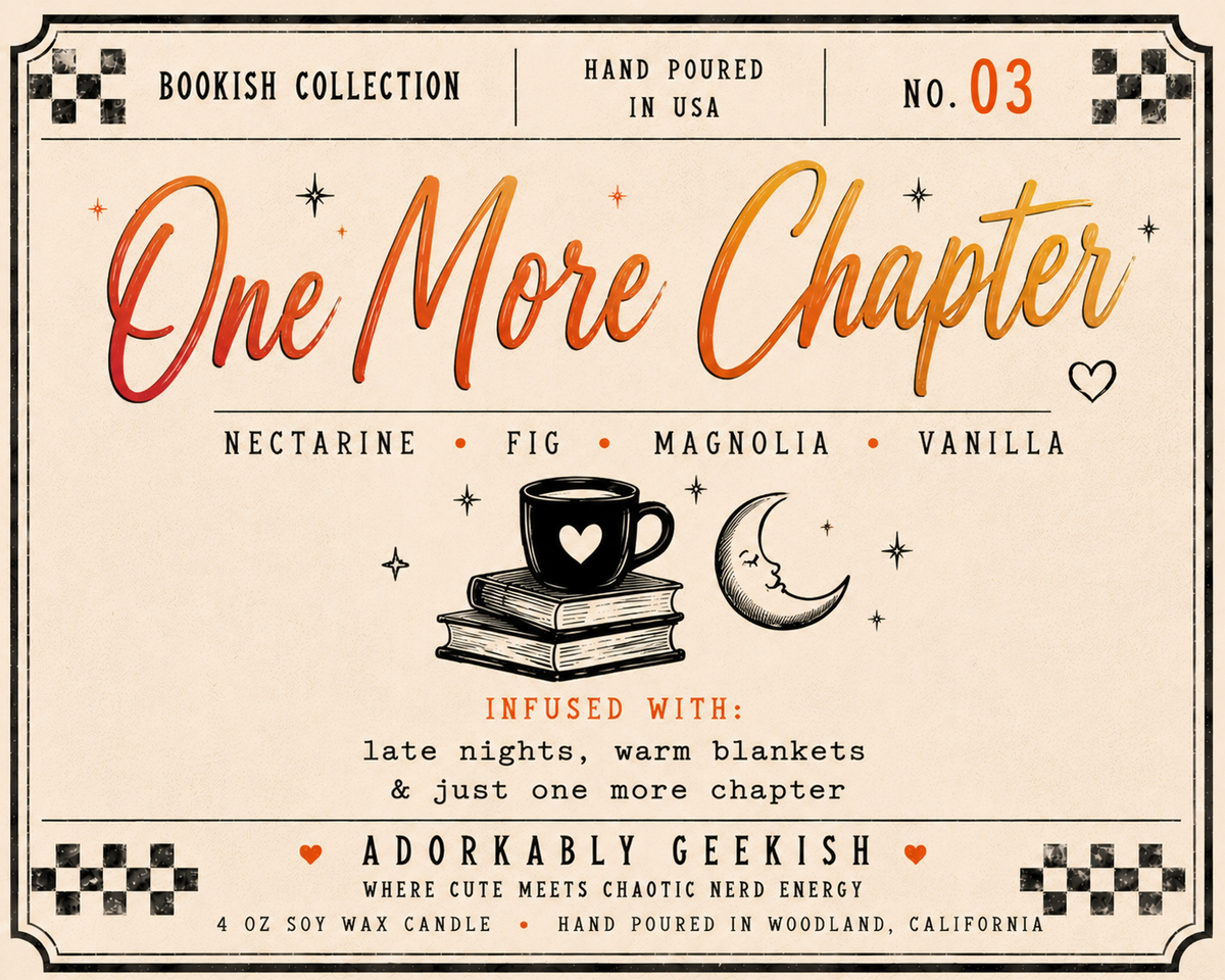 Bookish Collection Candles | Hand-Poured Soy + Beeswax Blend | 4 oz & 8 oz