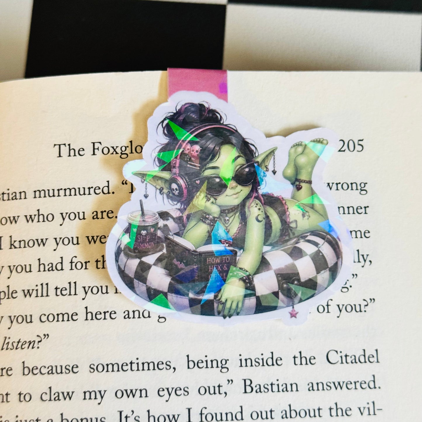 Hot Ghoul Summer Magnetic Bookmark