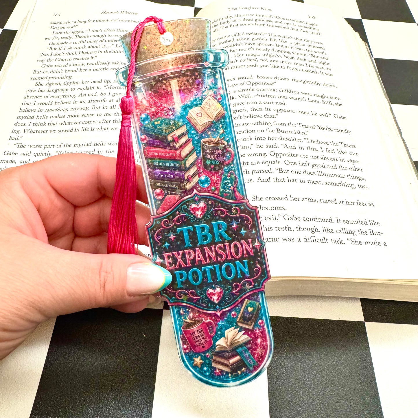 Reader Potion Silhouette Bookmarks