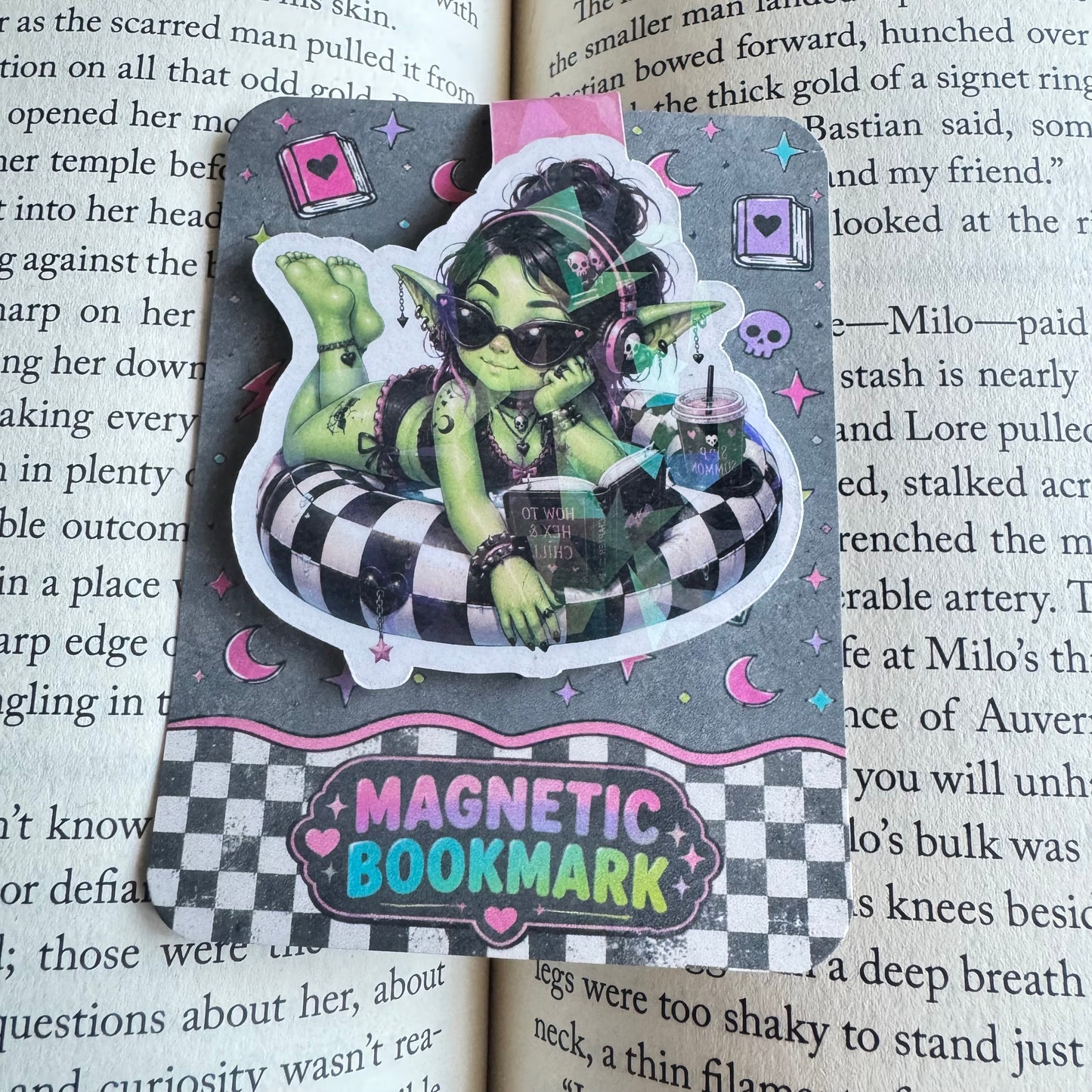 Hot Ghoul Summer Magnetic Bookmark
