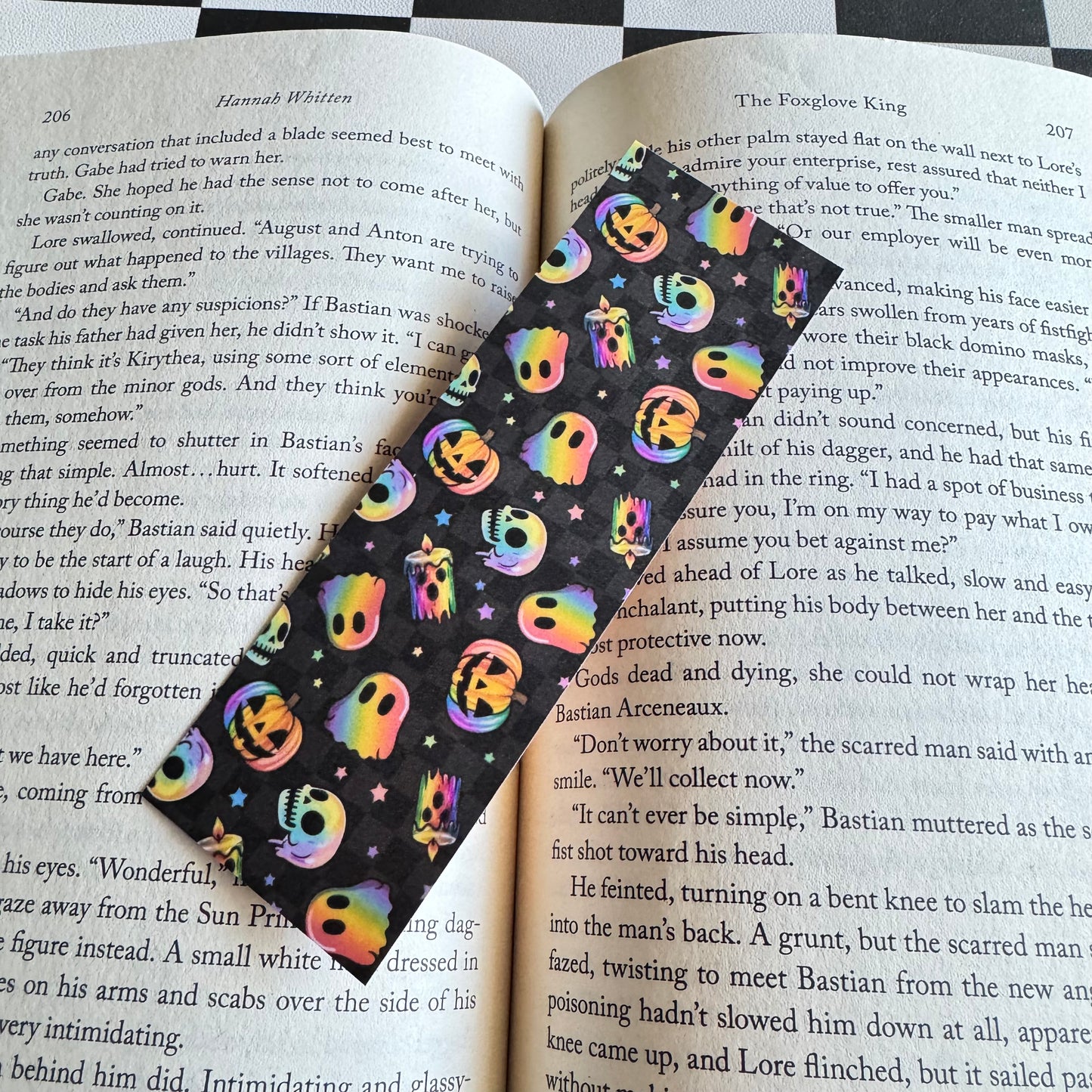 Spooky Little Reader Bookmarks | Laminated Pastel Goth Bookmark | Cute Spooky Book Lover Gift | 2 x 6