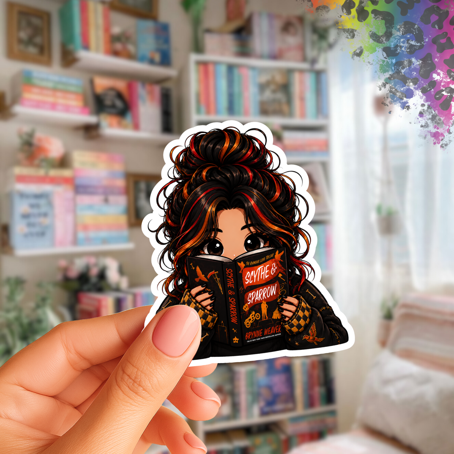 Bookish Reader Sticker