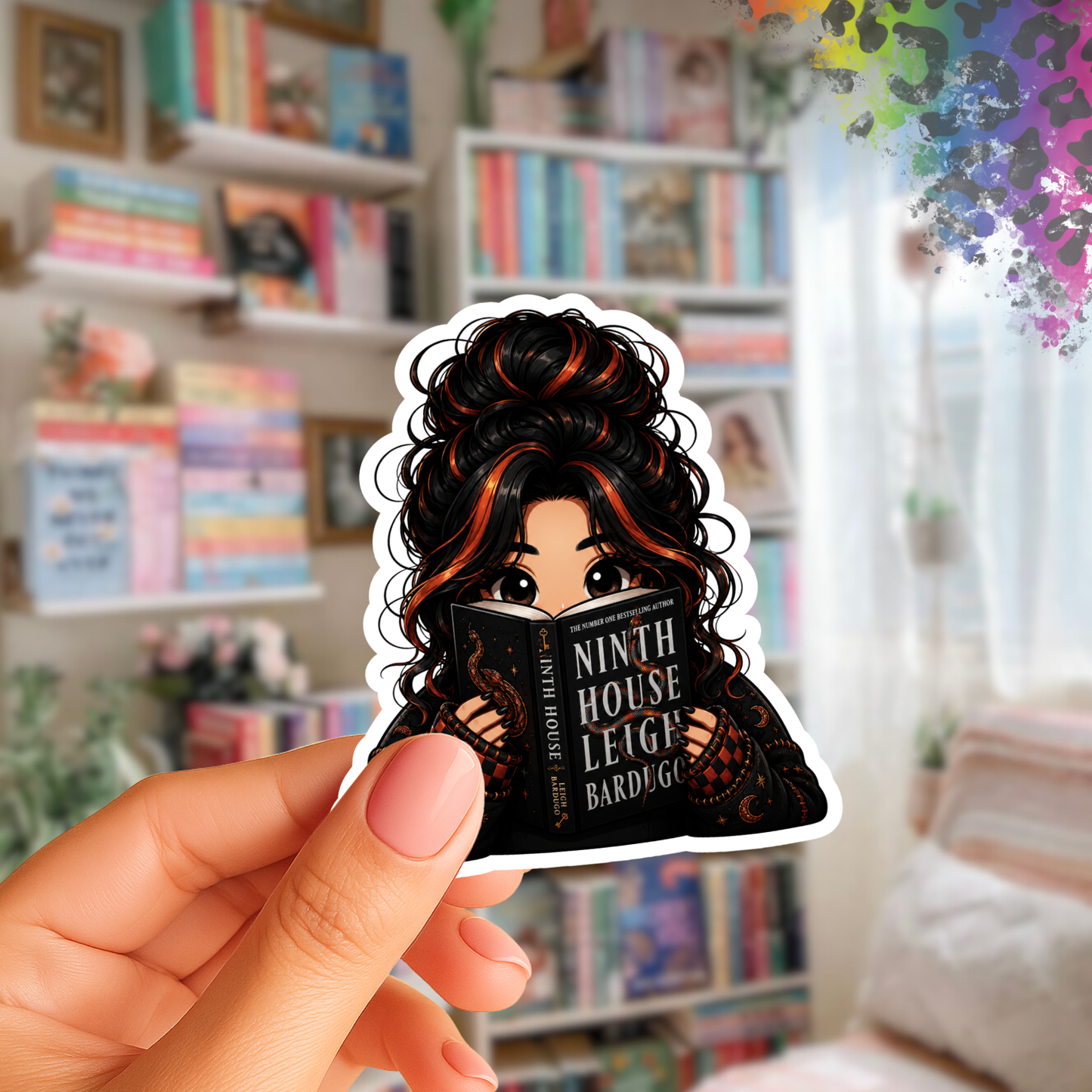 Bookish Reader Sticker