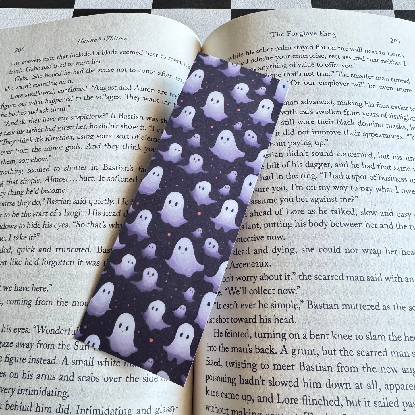 Spooky Little Reader Bookmarks | Laminated Pastel Goth Bookmark | Cute Spooky Book Lover Gift | 2 x 6