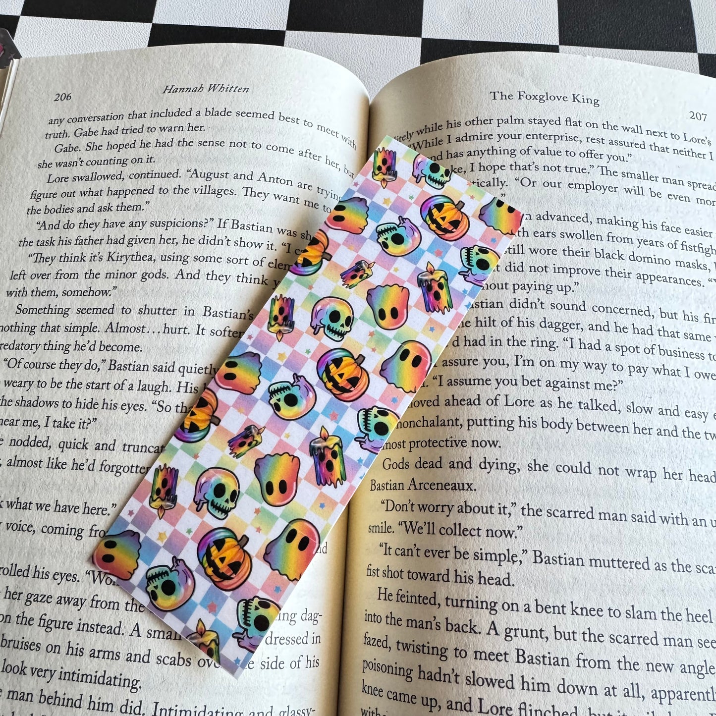 Spooky Little Reader Bookmarks | Laminated Pastel Goth Bookmark | Cute Spooky Book Lover Gift | 2 x 6