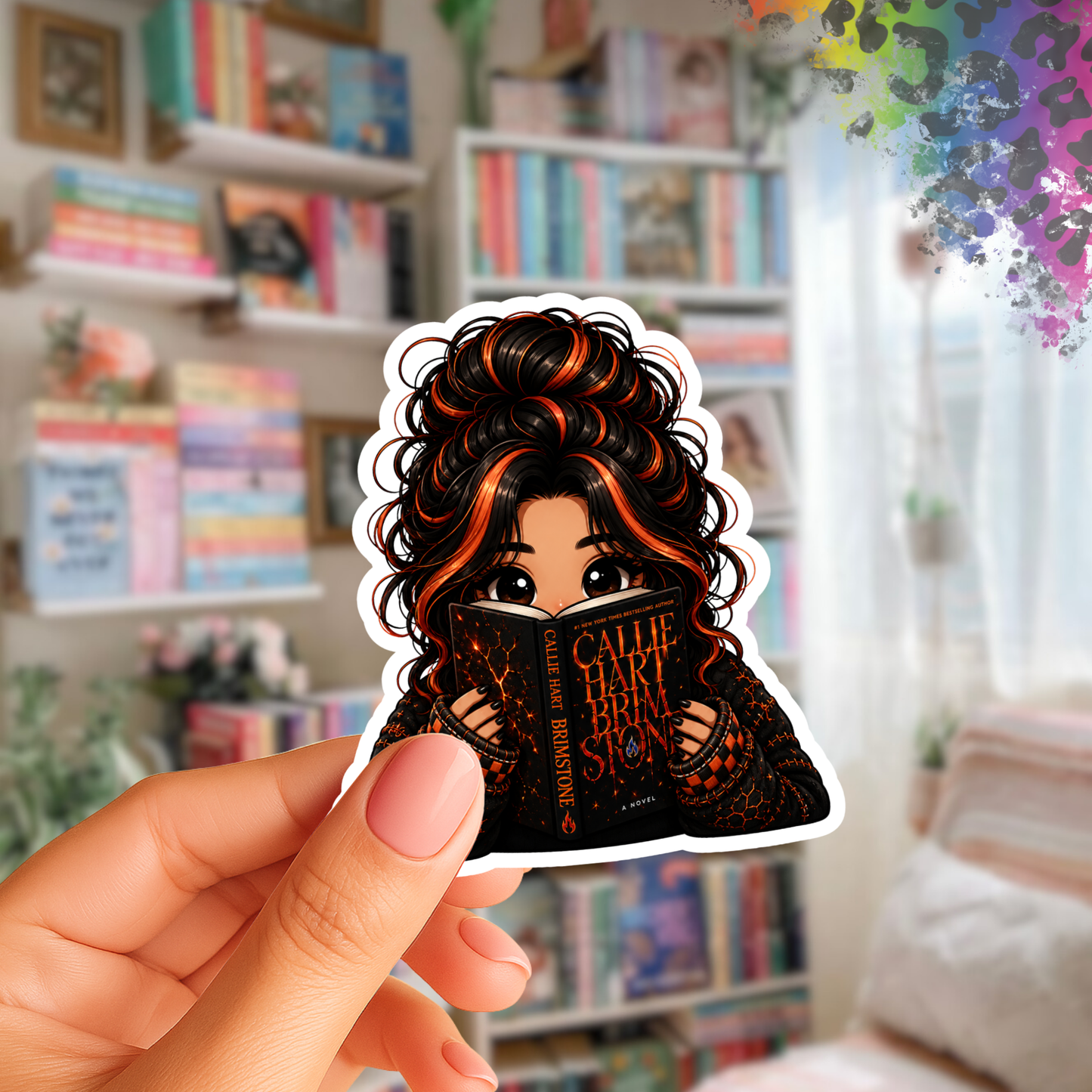 Bookish Reader Sticker
