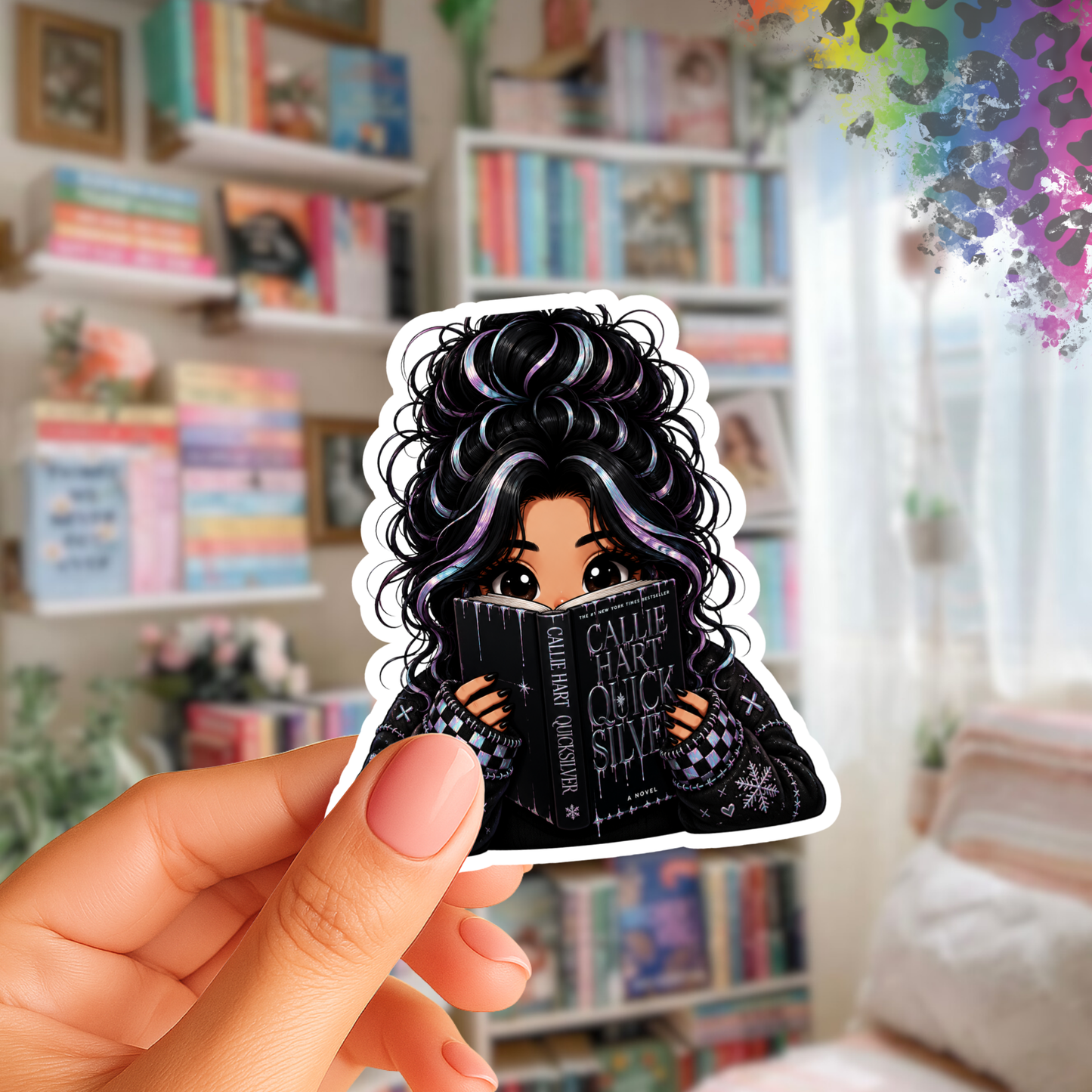 Bookish Reader Sticker