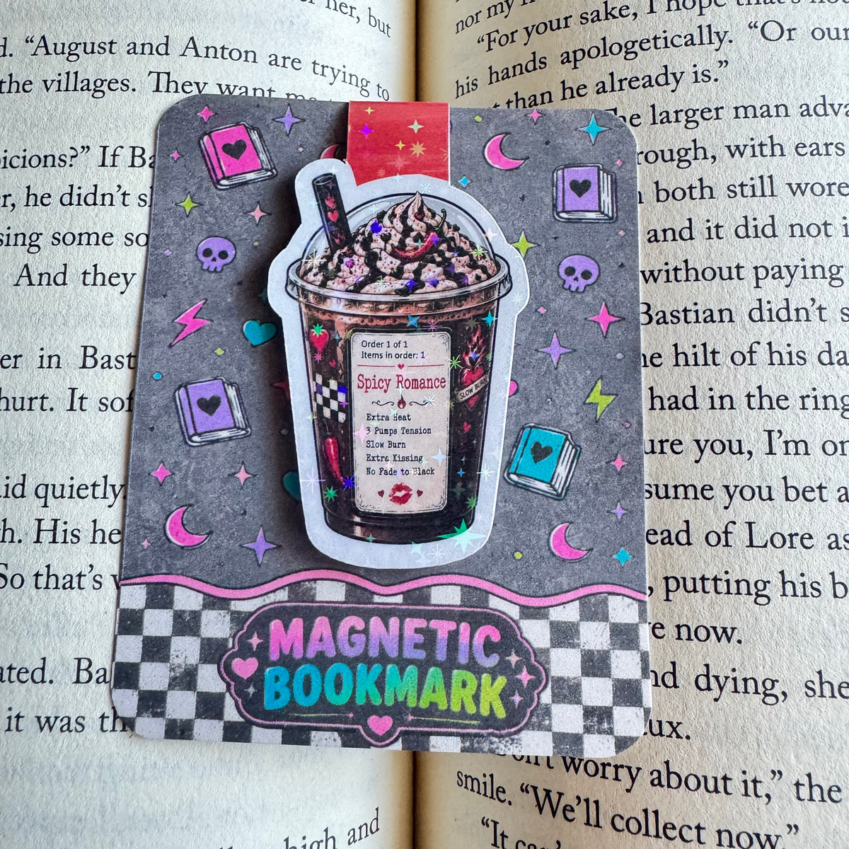 Bookish Drink Magnetic Bookmarks | Choose Your Genre