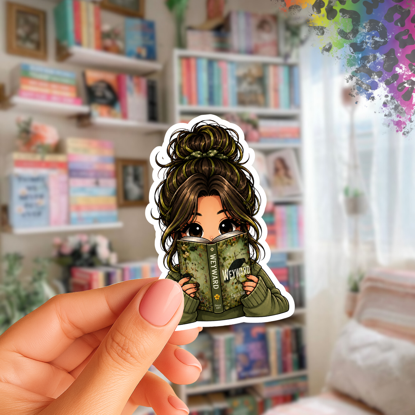Bookish Reader Sticker
