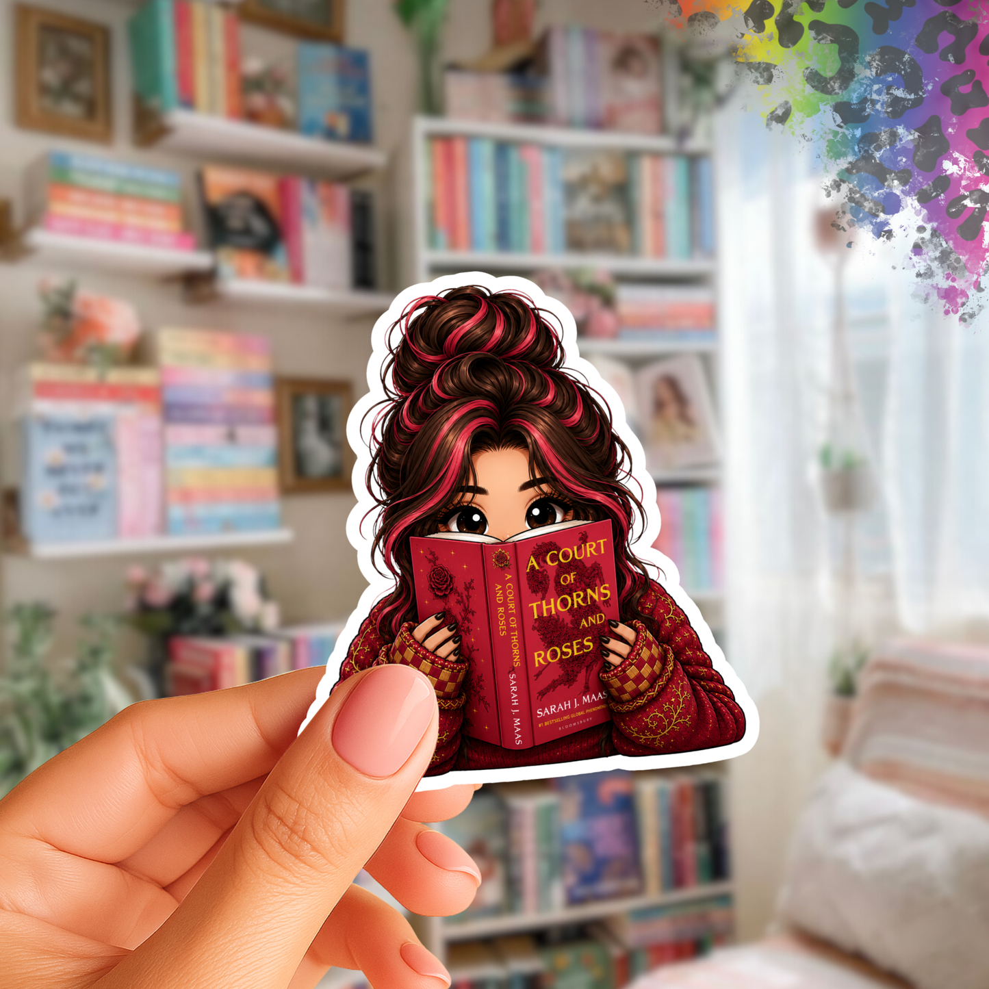 Bookish Reader Sticker