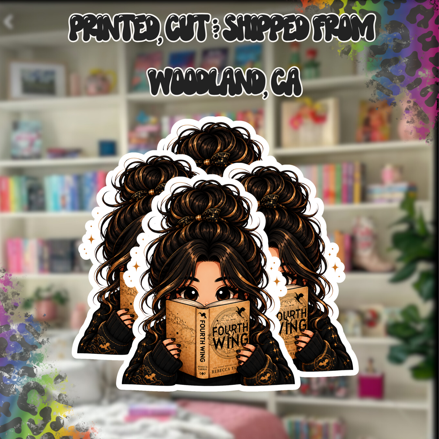 Bookish Reader Sticker