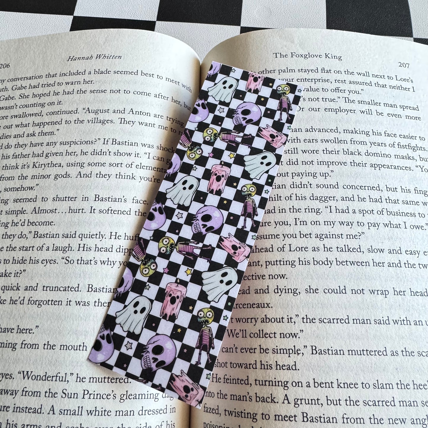 Spooky Little Reader Bookmarks | Laminated Pastel Goth Bookmark | Cute Spooky Book Lover Gift | 2 x 6