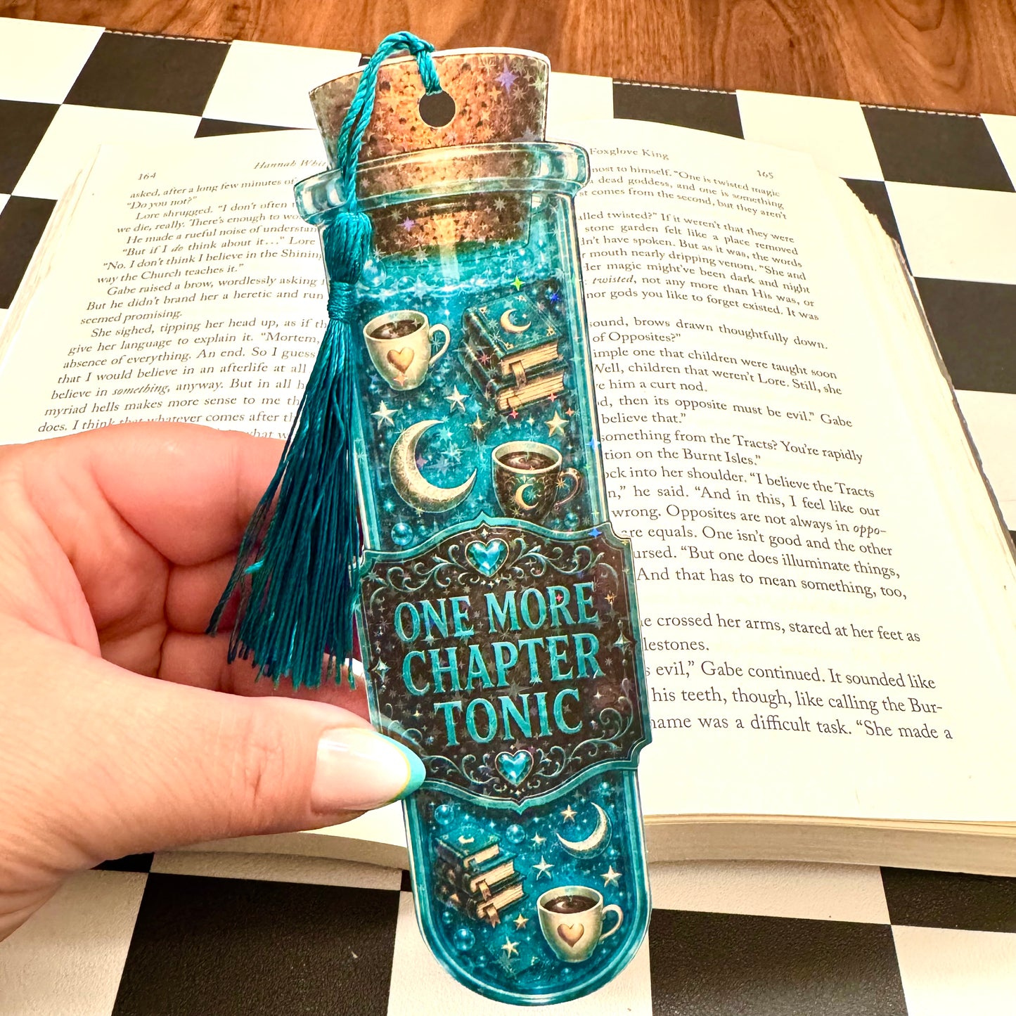 Reader Potion Silhouette Bookmarks