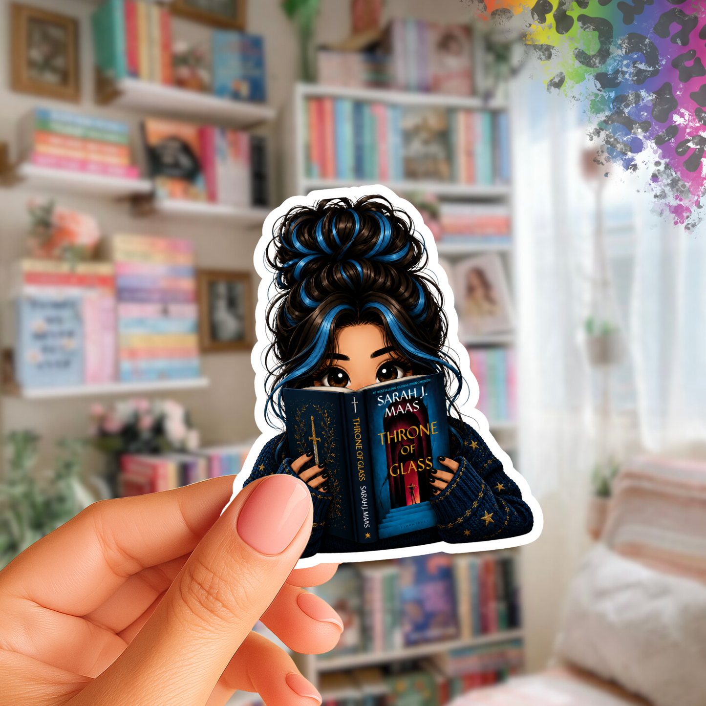 Bookish Reader Sticker