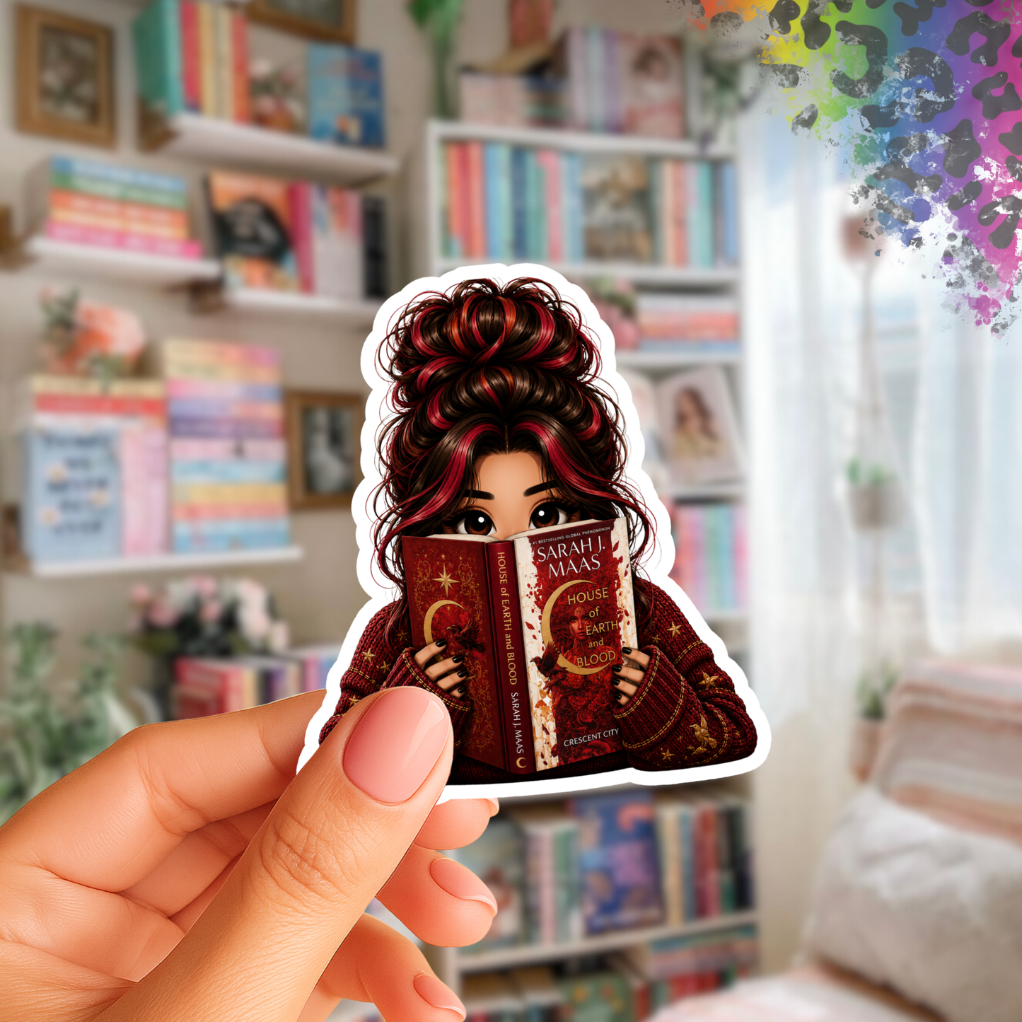 Bookish Reader Sticker