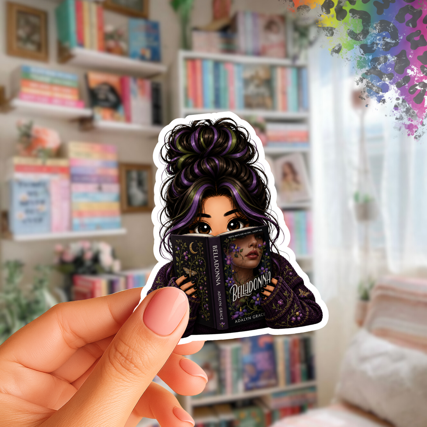 Bookish Reader Sticker