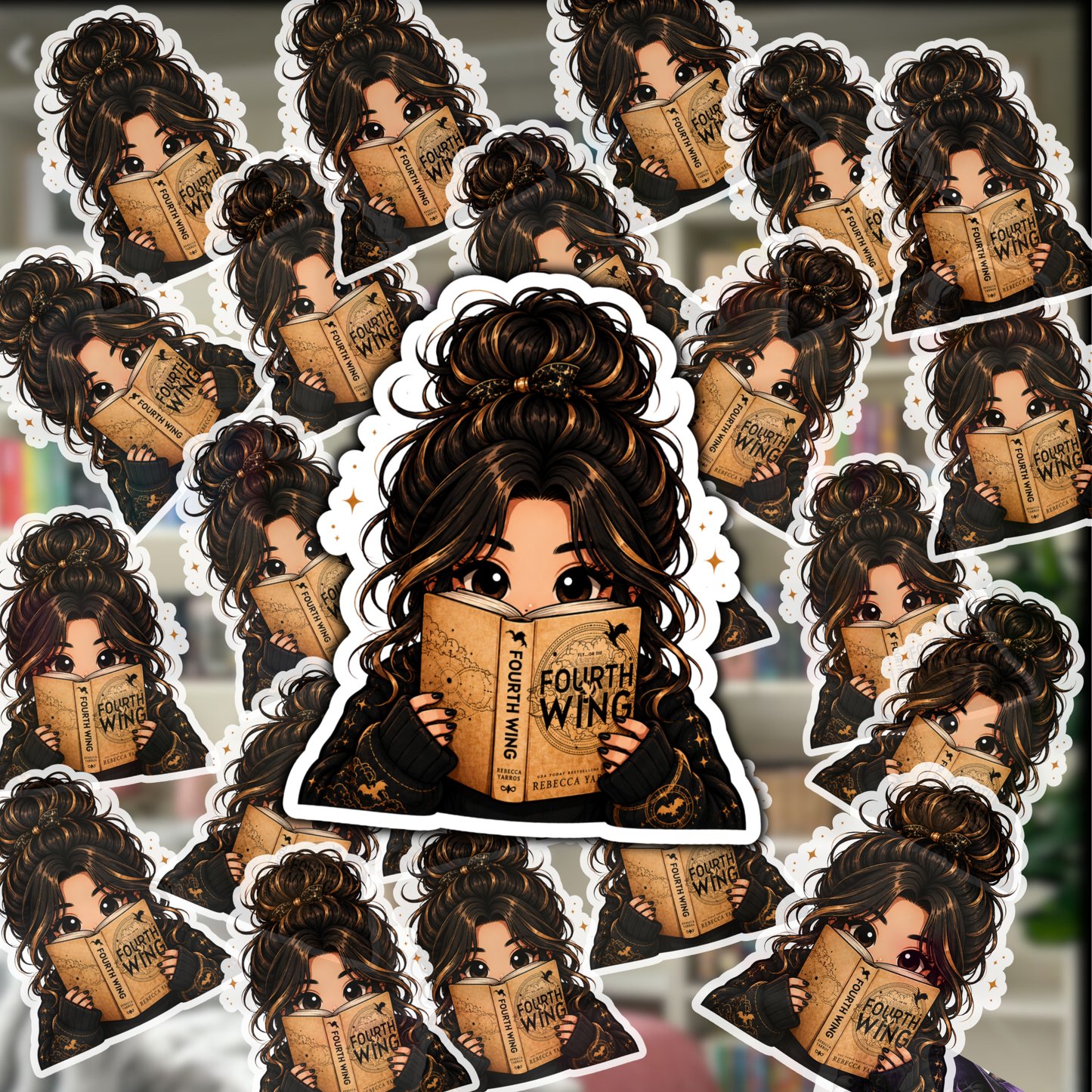 Bookish Reader Sticker
