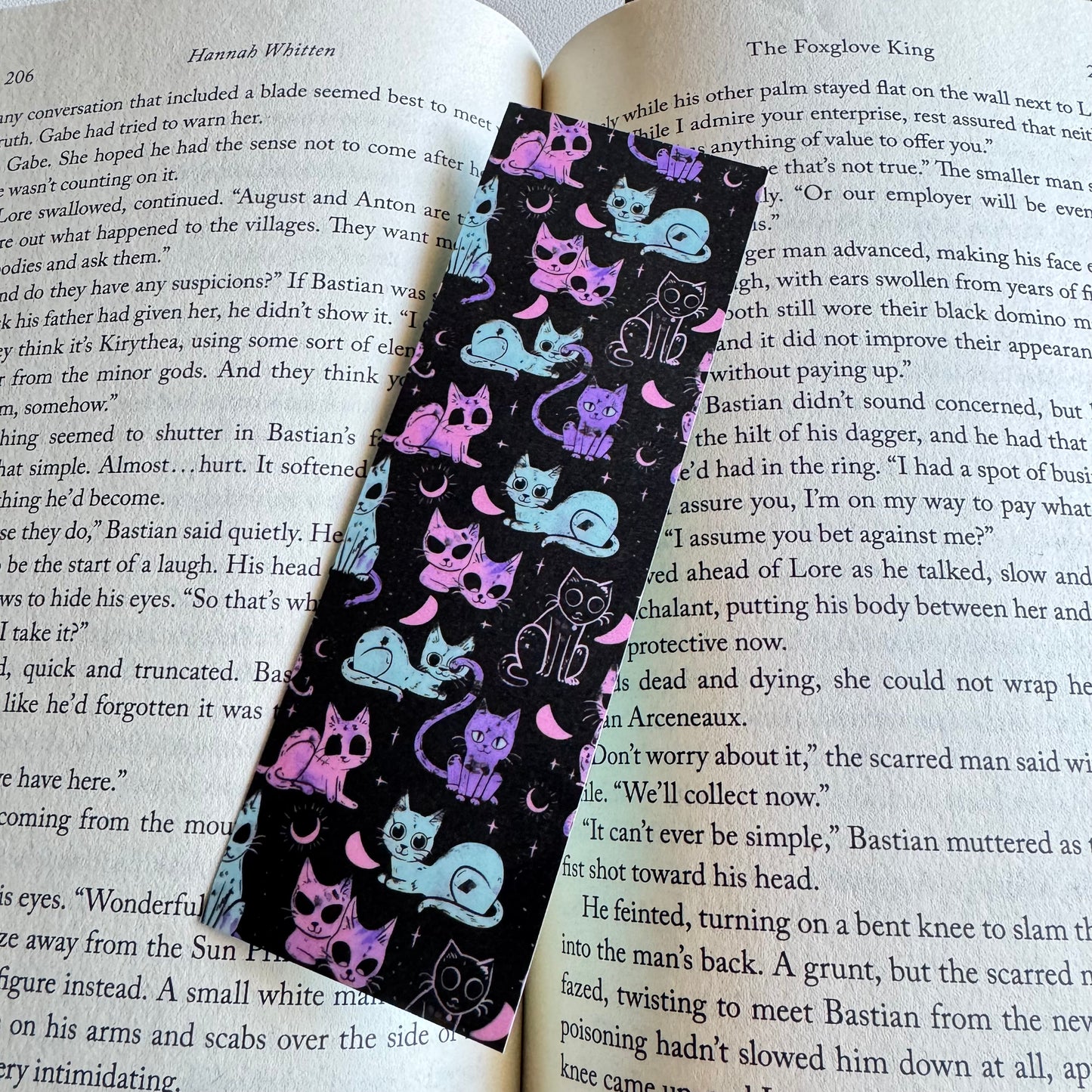 Spooky Little Reader Bookmarks | Laminated Pastel Goth Bookmark | Cute Spooky Book Lover Gift | 2 x 6