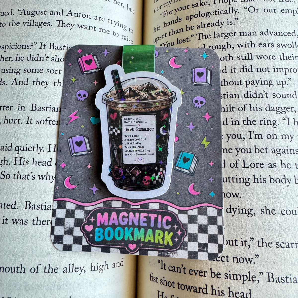 Bookish Drink Magnetic Bookmarks | Choose Your Genre