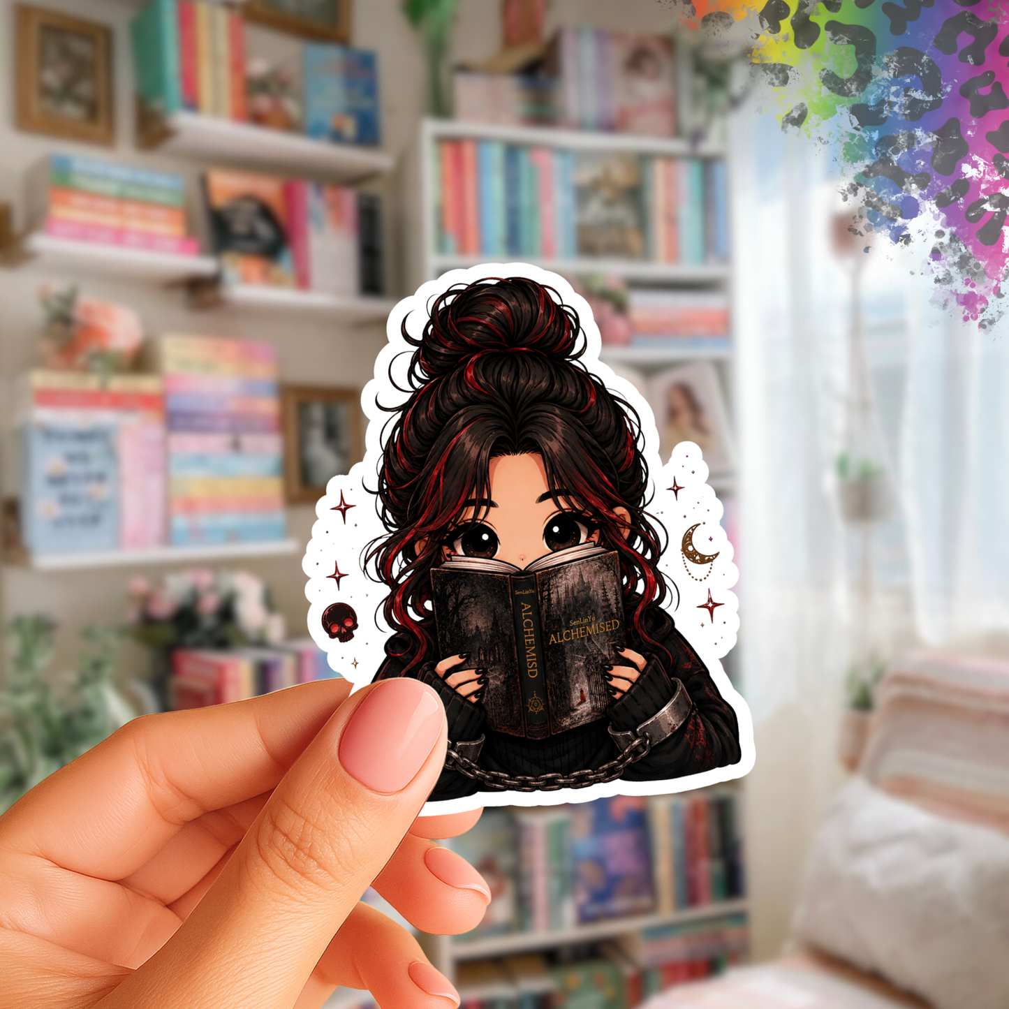 Bookish Reader Sticker