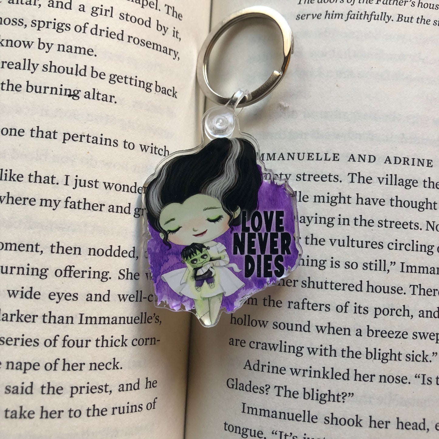 Love Never Dies - Acrylic Keychain