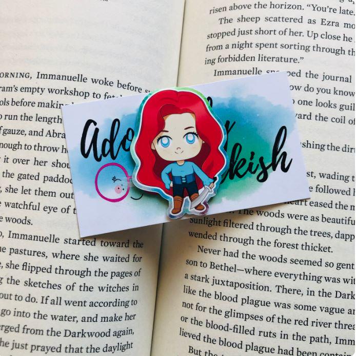 Chibi Character Magnetic Bookmarks – 1.50 Dollars Singles