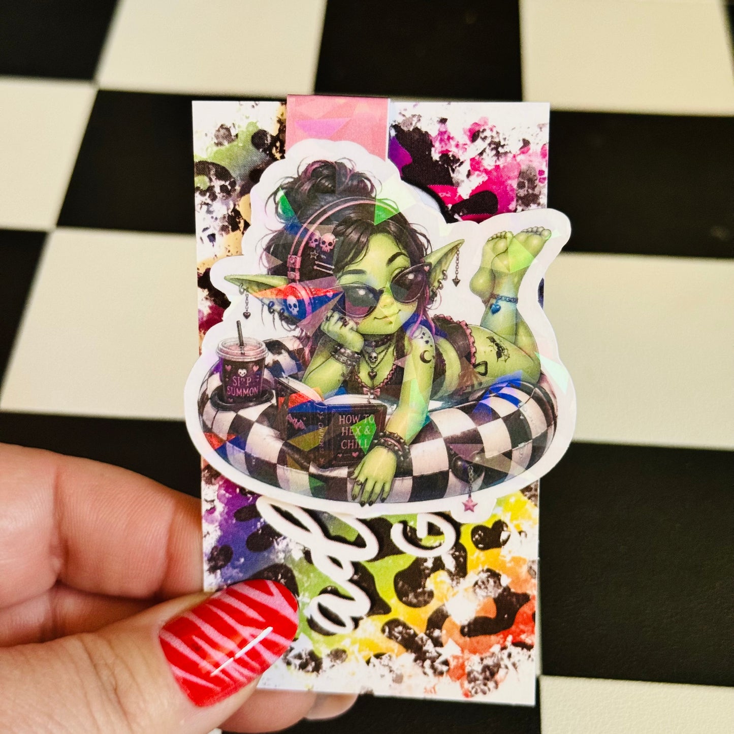 Hot Ghoul Summer Magnetic Bookmark