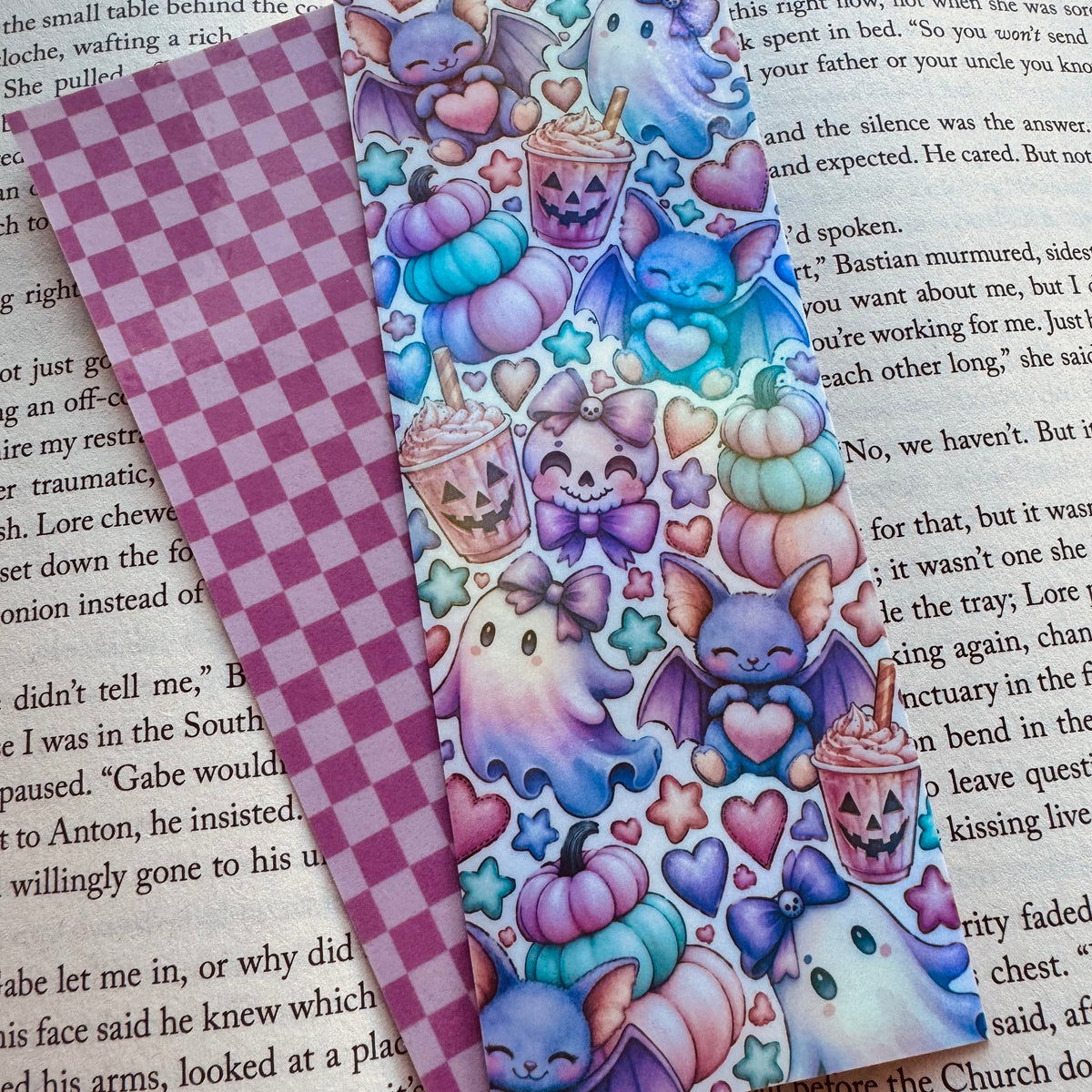 Spooky Pastel Season Bookmark Collection 🎃👻💜