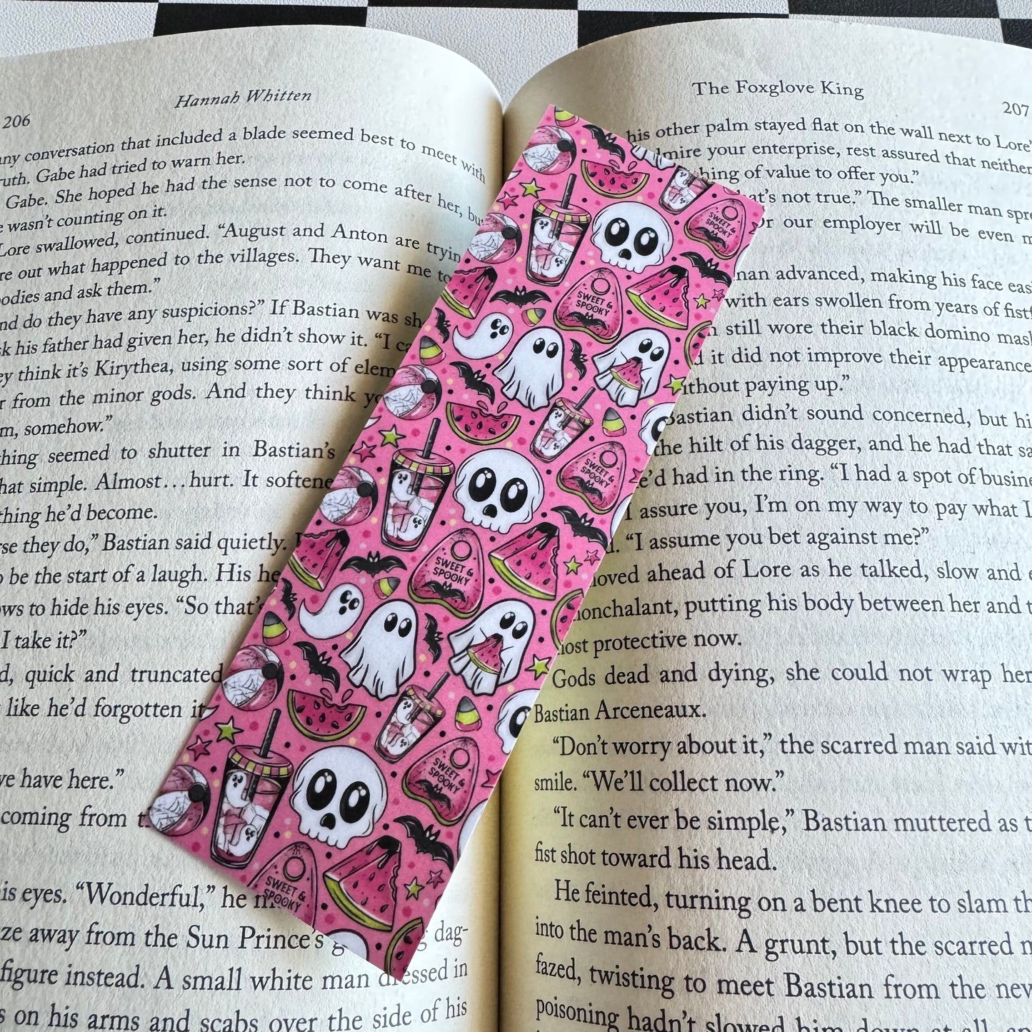 Spooky Little Reader Bookmarks | Laminated Pastel Goth Bookmark | Cute Spooky Book Lover Gift | 2 x 6