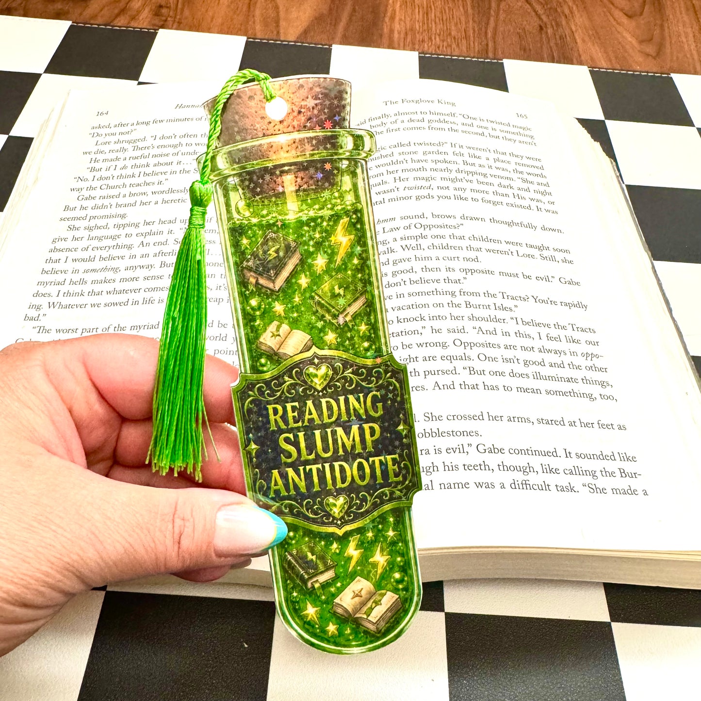 Reader Potion Silhouette Bookmarks