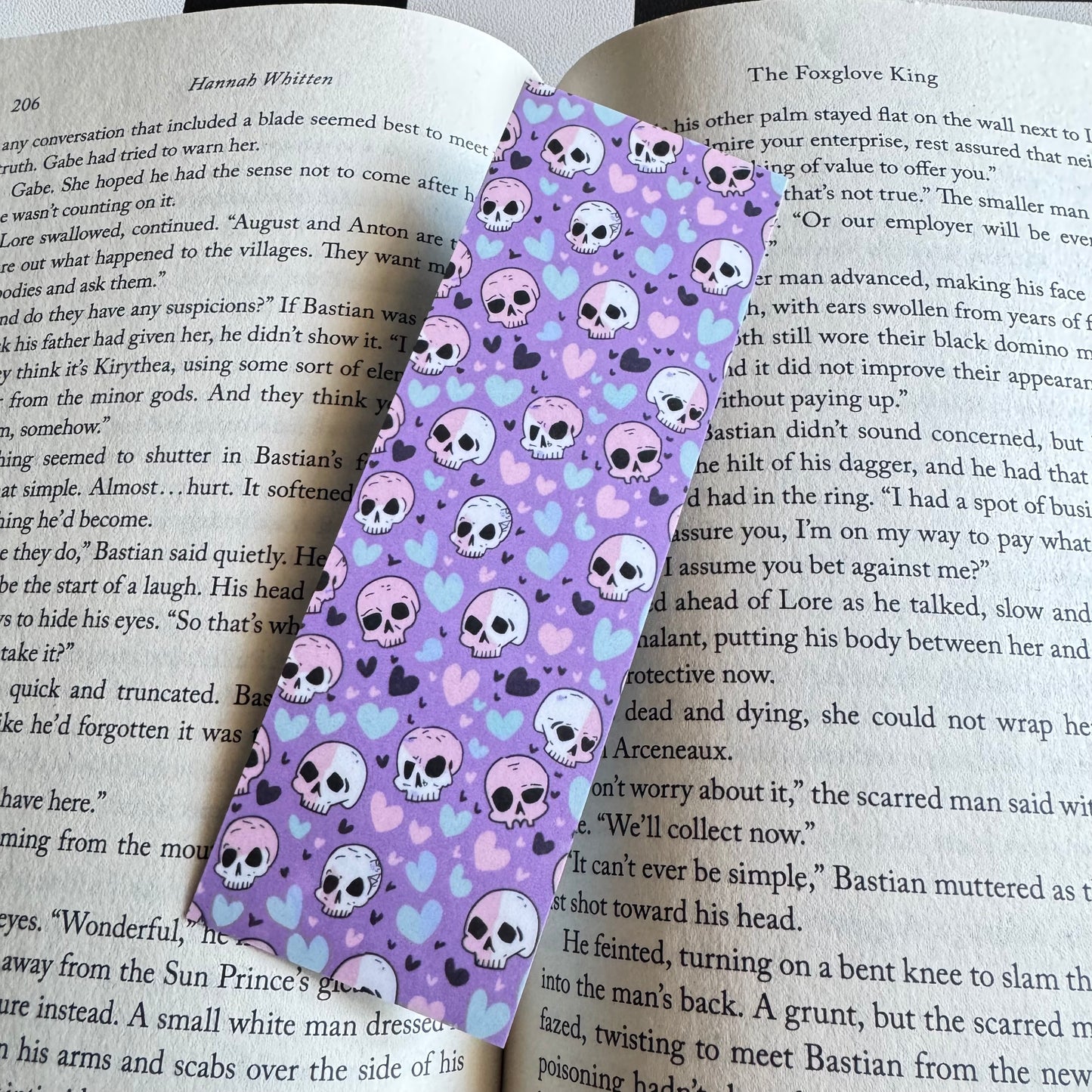 Spooky Little Reader Bookmarks | Laminated Pastel Goth Bookmark | Cute Spooky Book Lover Gift | 2 x 6