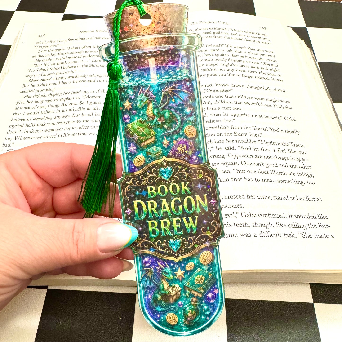 Reader Potion Silhouette Bookmarks