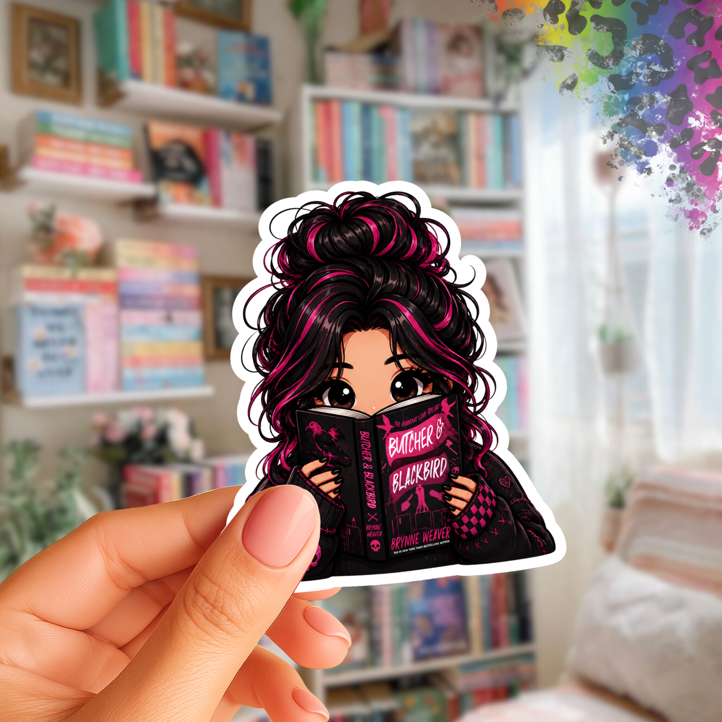 Bookish Reader Sticker