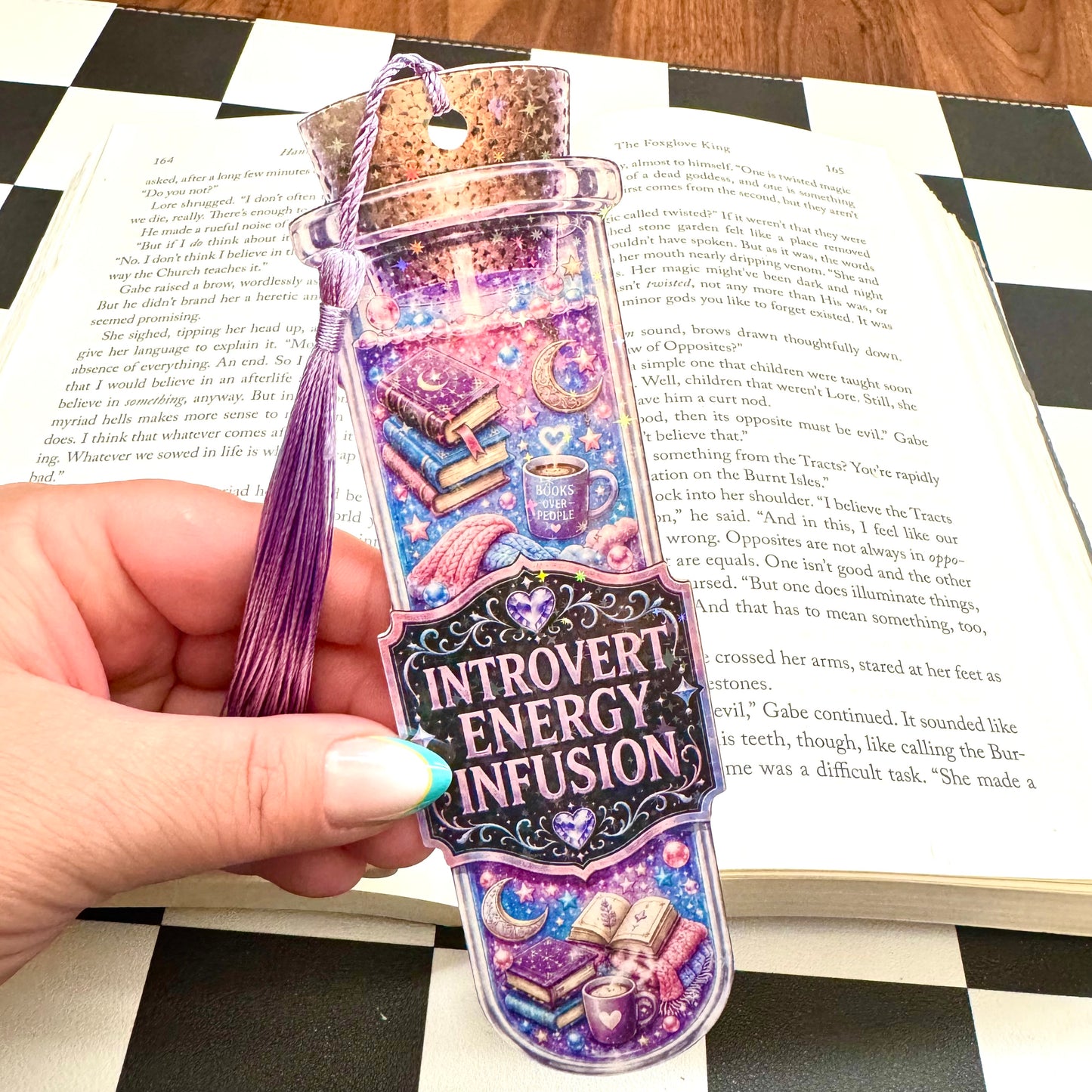 Reader Potion Silhouette Bookmarks
