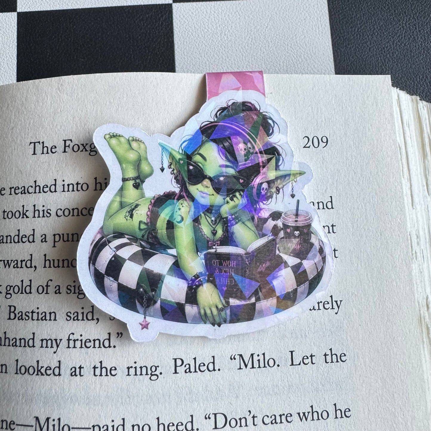 Hot Ghoul Summer Magnetic Bookmark