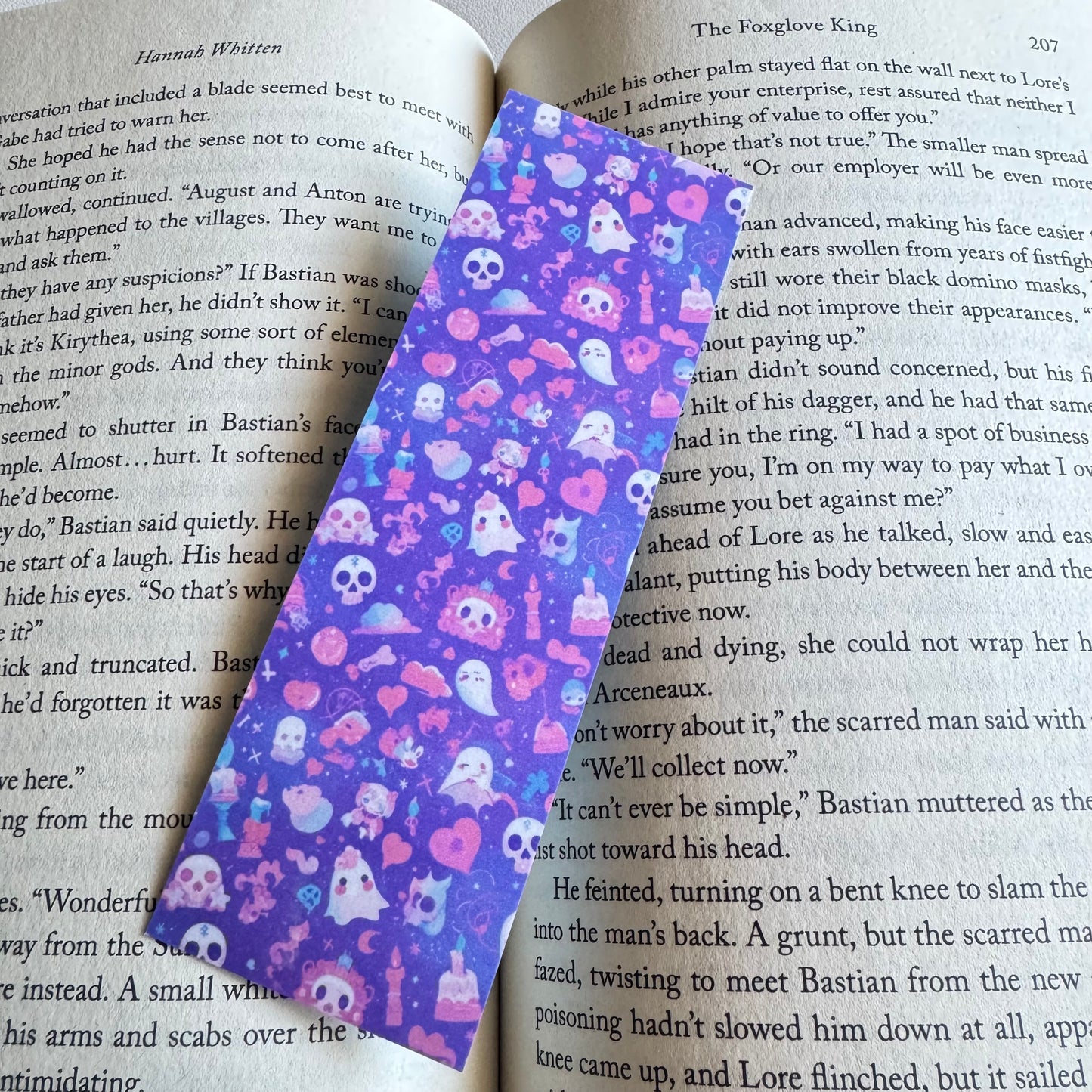 Spooky Little Reader Bookmarks | Laminated Pastel Goth Bookmark | Cute Spooky Book Lover Gift | 2 x 6