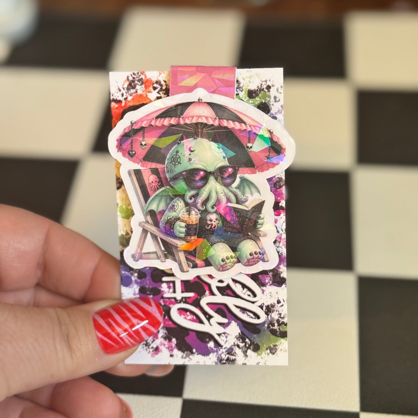 Hot Ghoul Summer Magnetic Bookmark