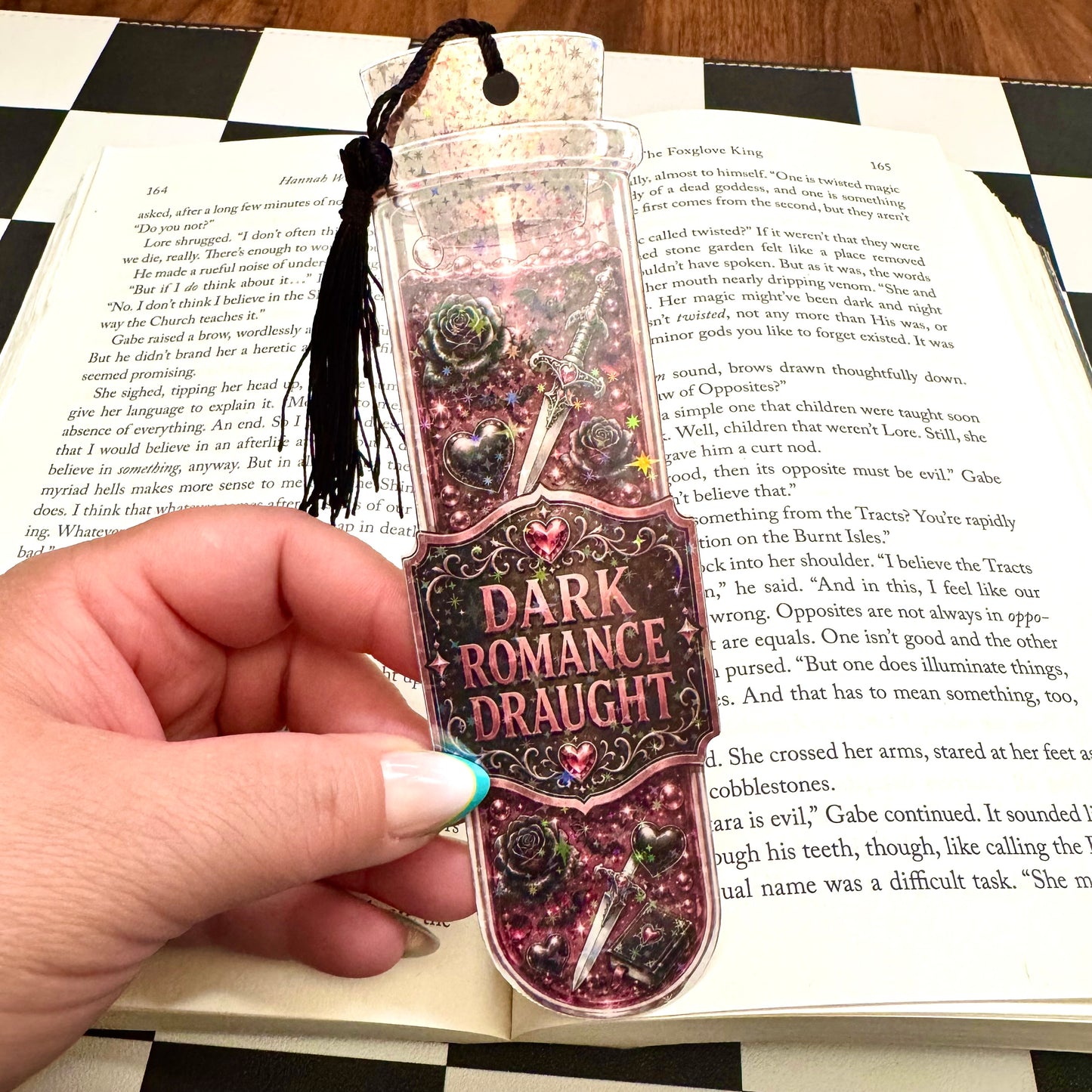Reader Potion Silhouette Bookmarks