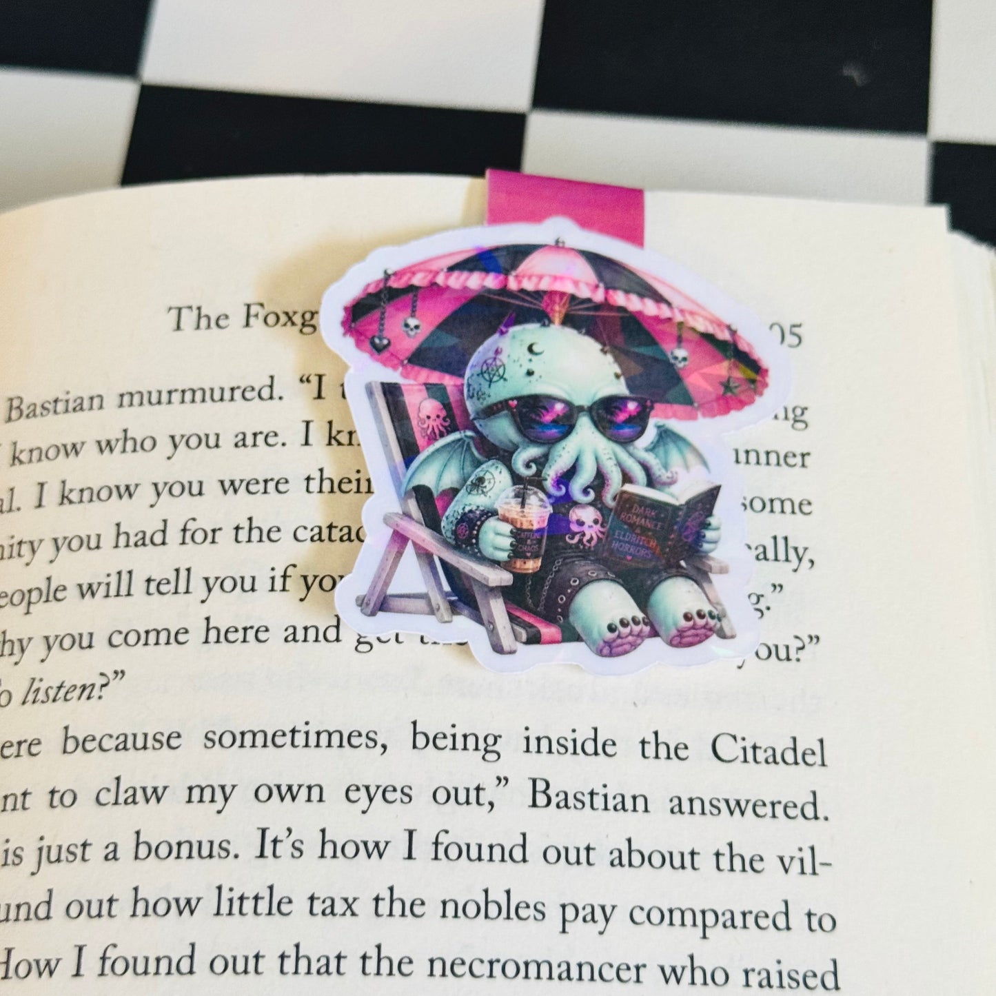 Hot Ghoul Summer Magnetic Bookmark