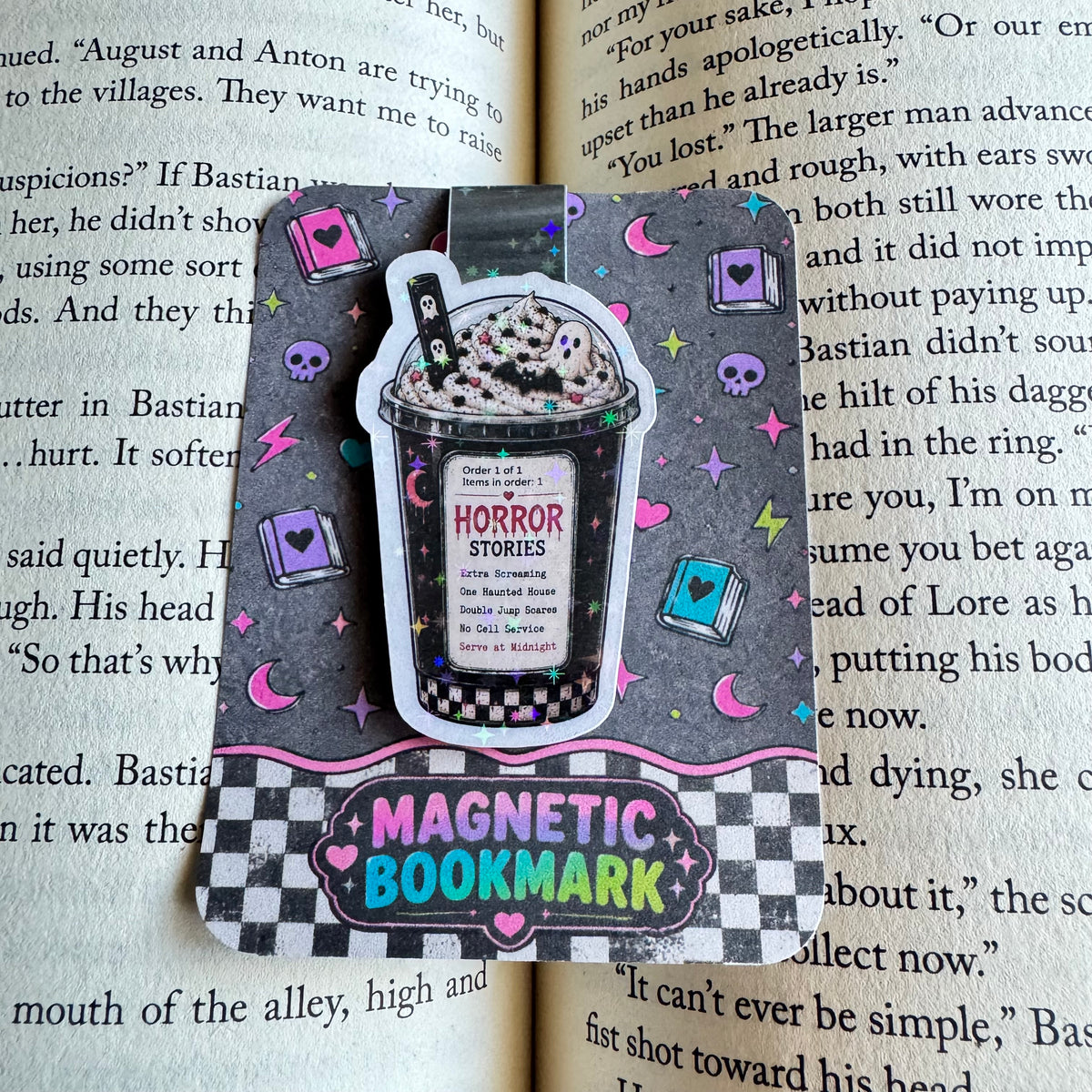 Bookish Drink Magnetic Bookmarks | Choose Your Genre