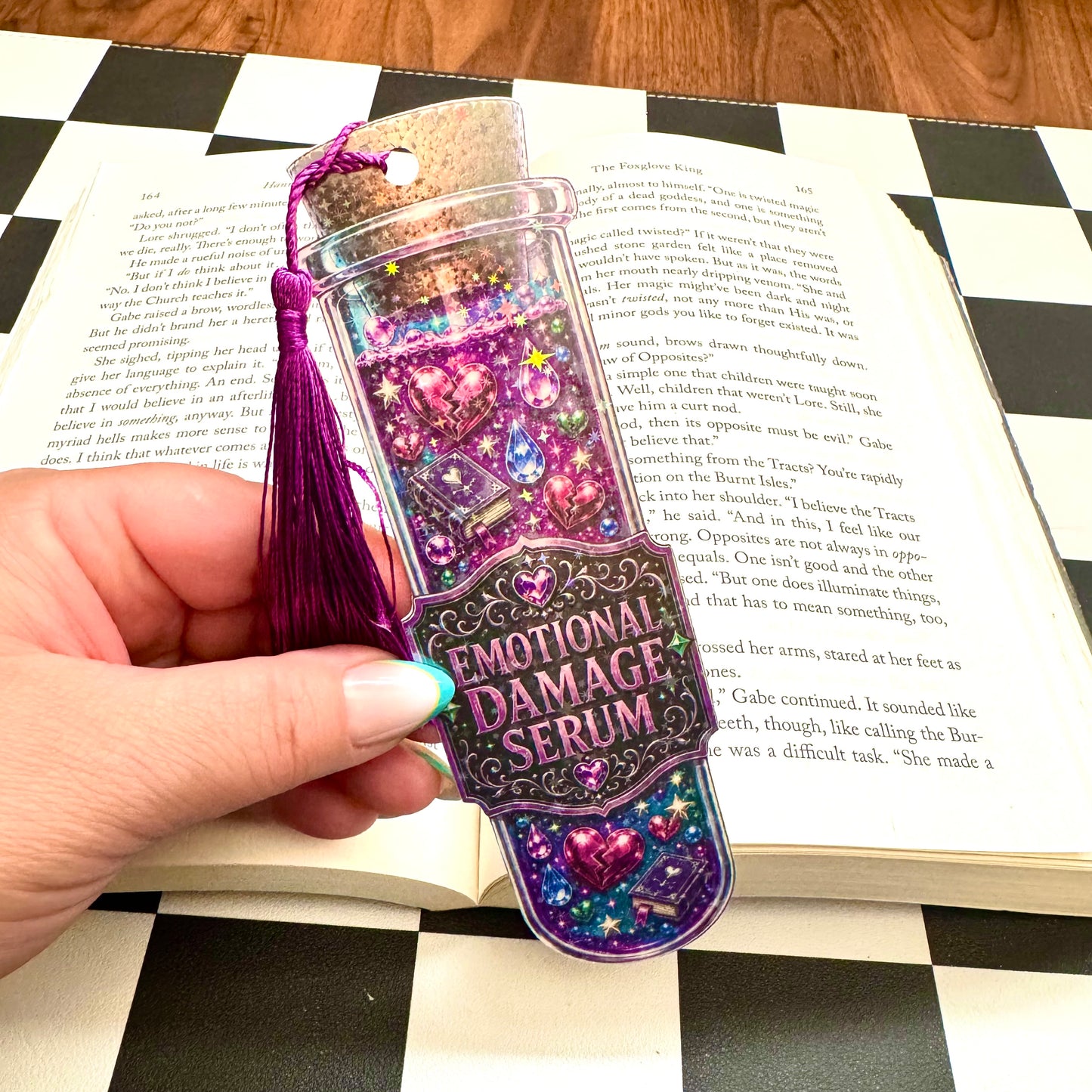 Reader Potion Silhouette Bookmarks