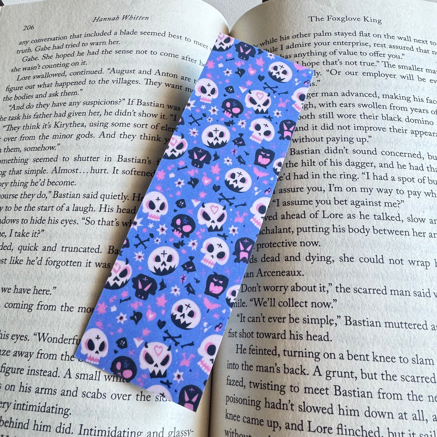 Spooky Little Reader Bookmarks | Laminated Pastel Goth Bookmark | Cute Spooky Book Lover Gift | 2 x 6