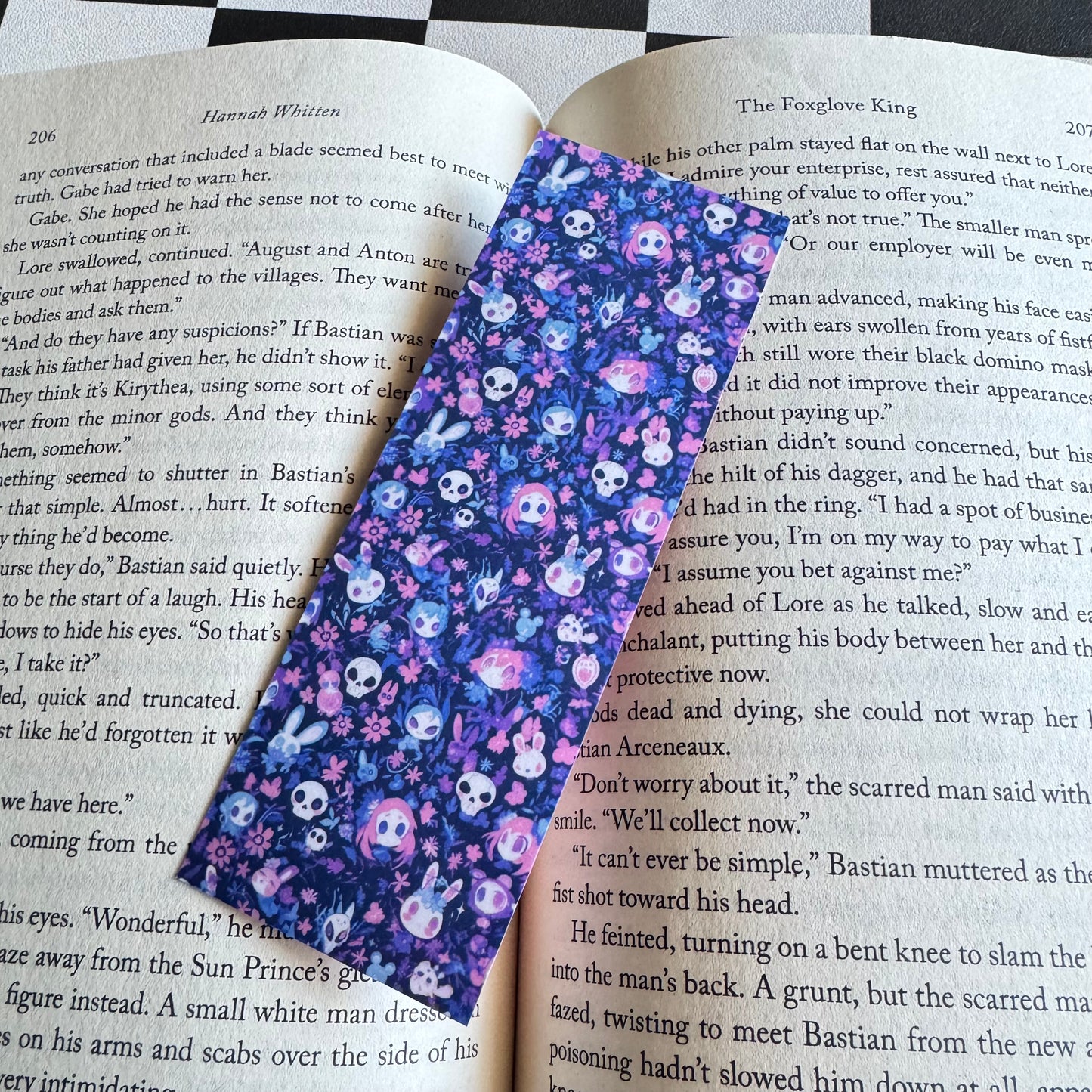 Spooky Little Reader Bookmarks | Laminated Pastel Goth Bookmark | Cute Spooky Book Lover Gift | 2 x 6
