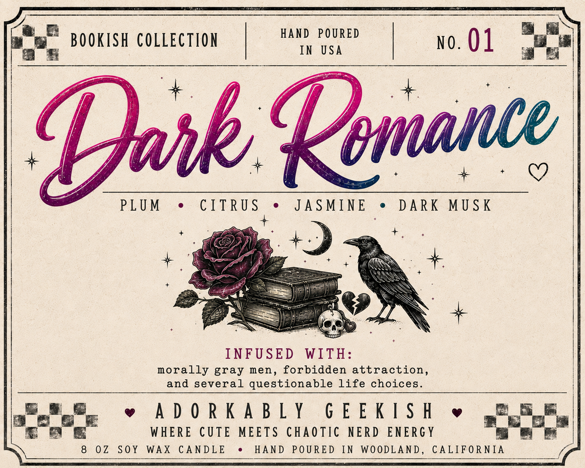 Bookish Collection Candles | Hand-Poured Soy + Beeswax Blend | 4 oz & 8 oz