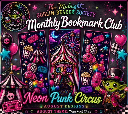 Midnight Goblin Reader Society – Monthly Bookmark Club