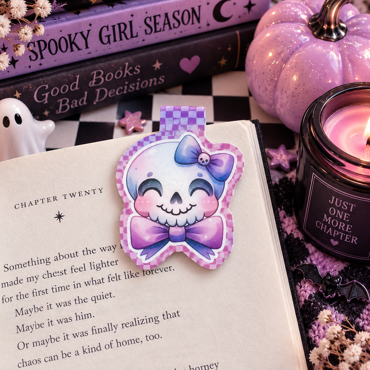 Spooky Pastel Season Bookmark Collection 🎃👻💜