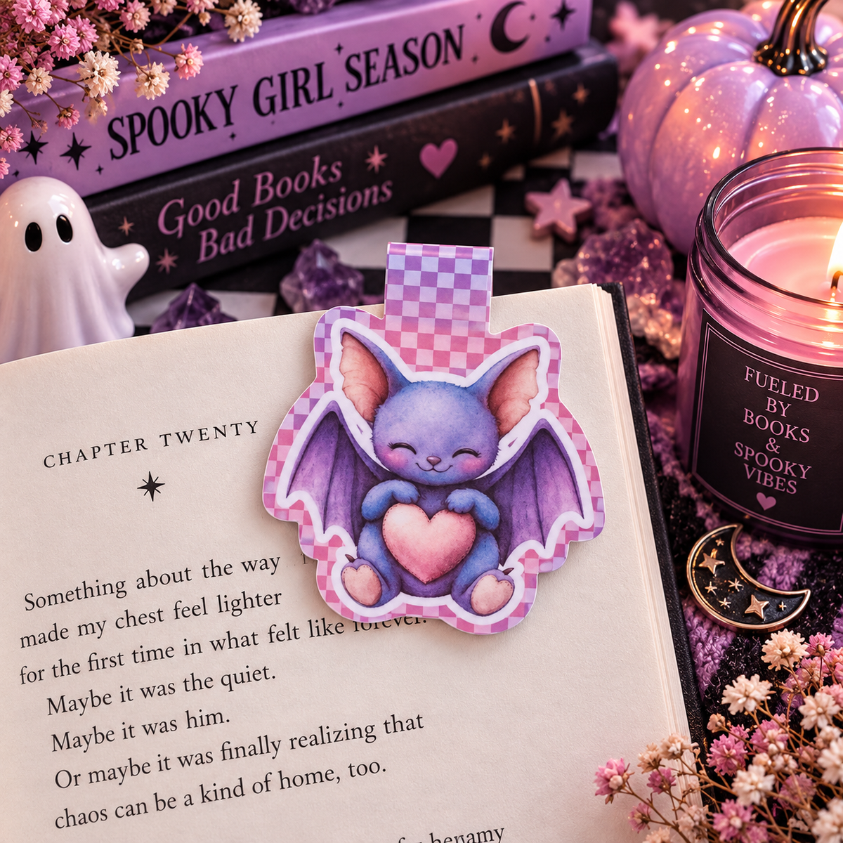 Spooky Pastel Season Bookmark Collection 🎃👻💜