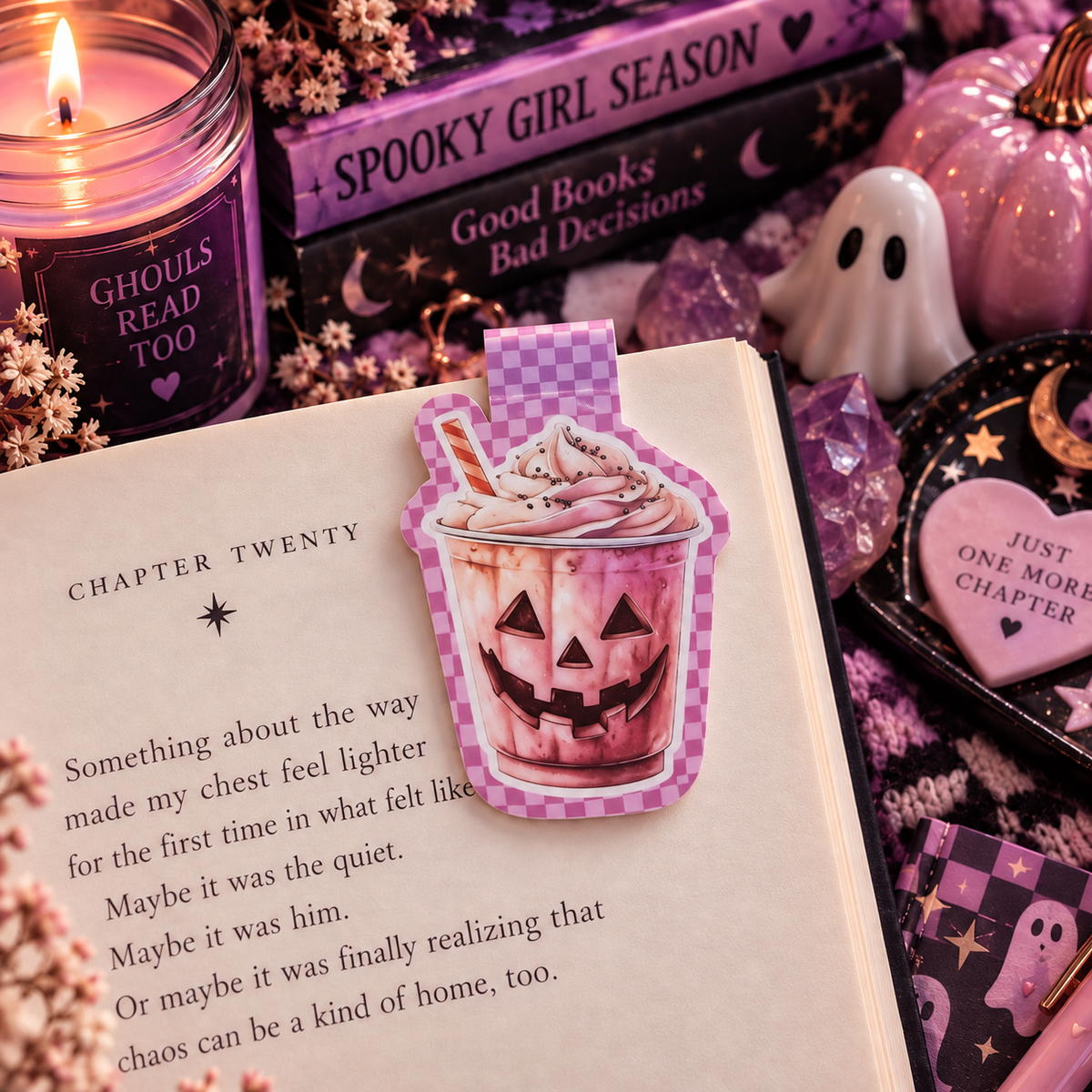 Spooky Pastel Season Bookmark Collection 🎃👻💜